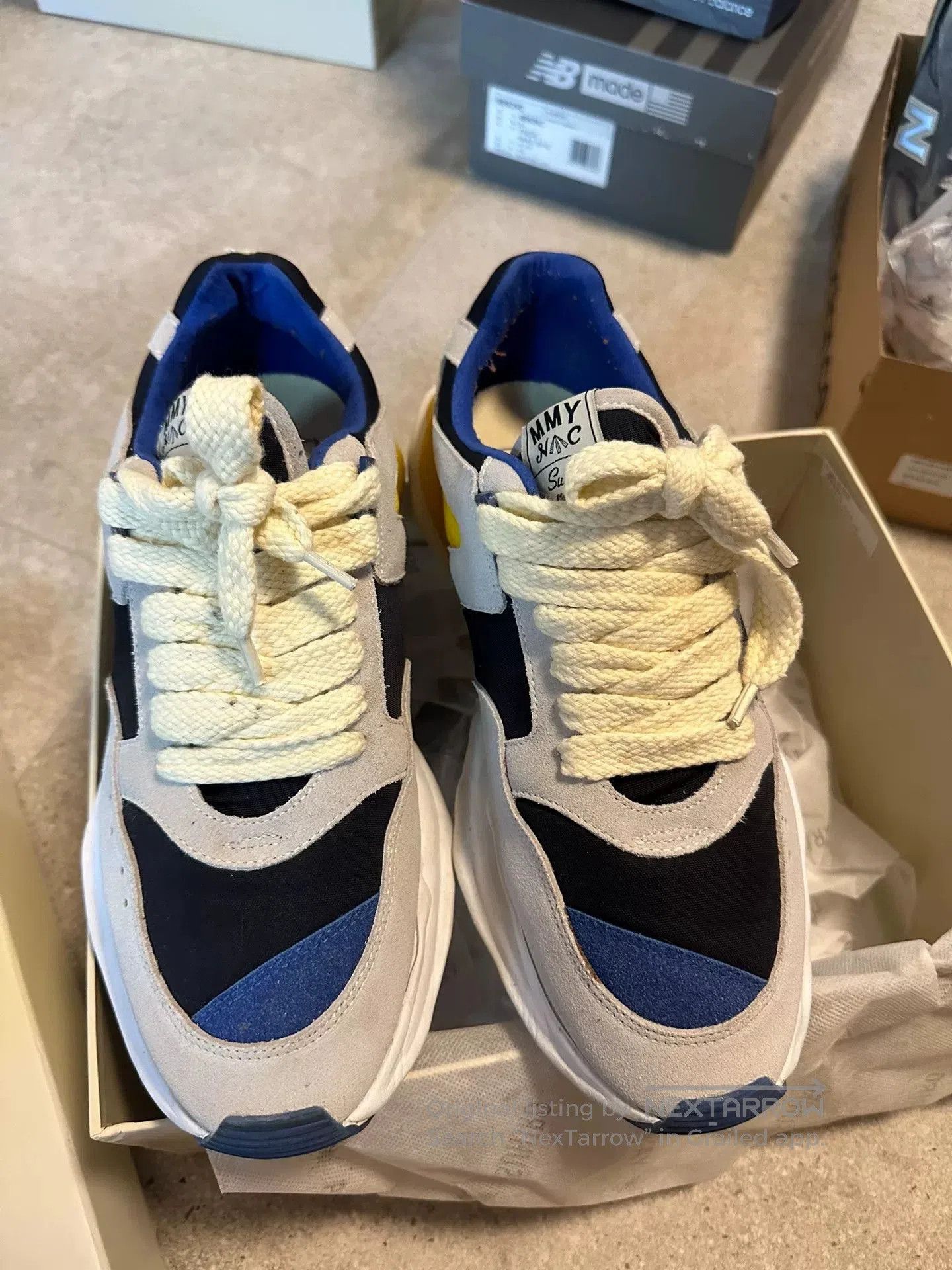 MASAHIROMARUYAMA Nigel Cabourn × Mihara Casual Sneakers. Size US 10 / EU 43 - 1 Thumbnail