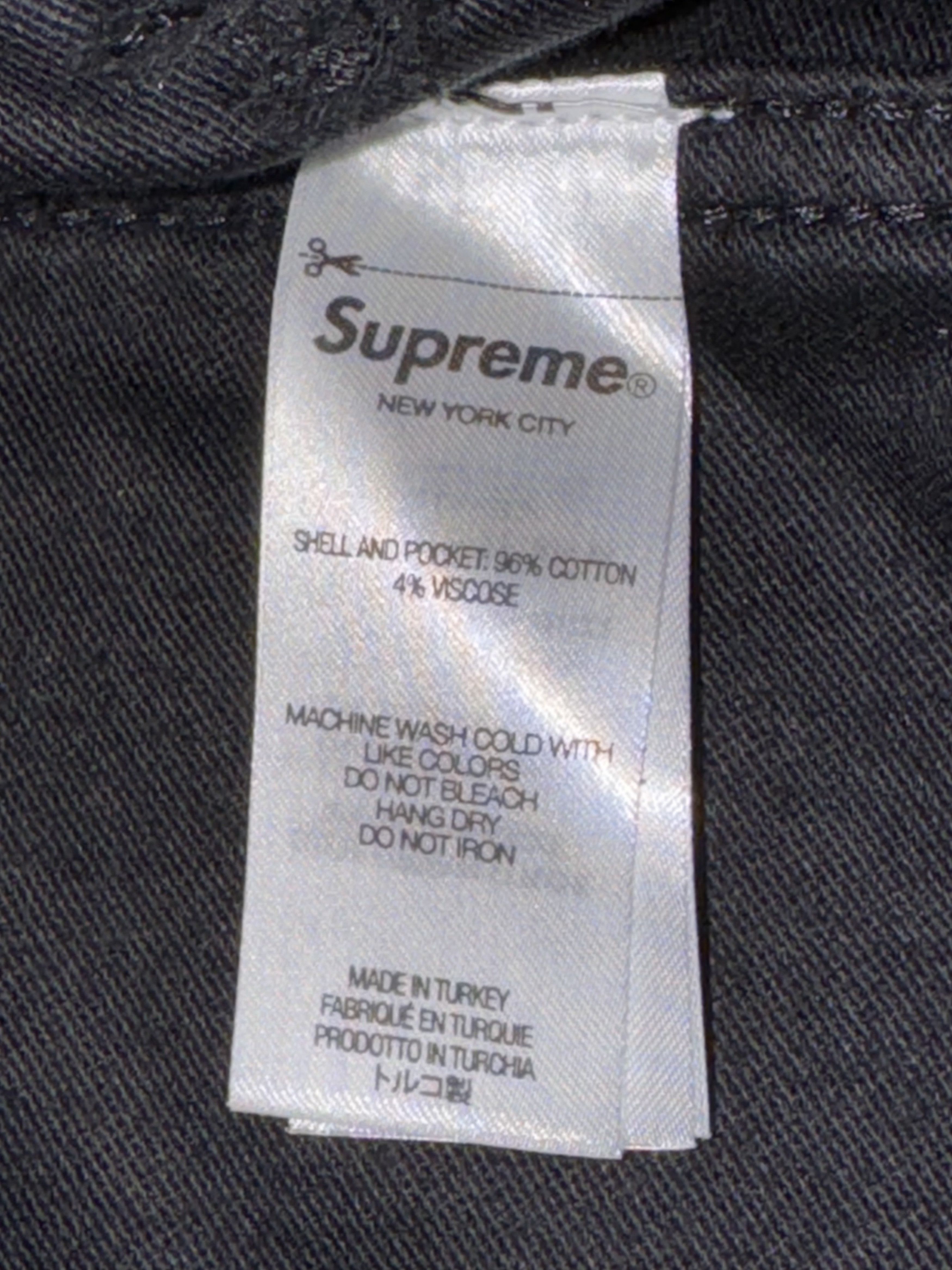 Supreme Supreme Moleskin work coat - Black Size US L / EU 52-54 / 3 - 5 Thumbnail