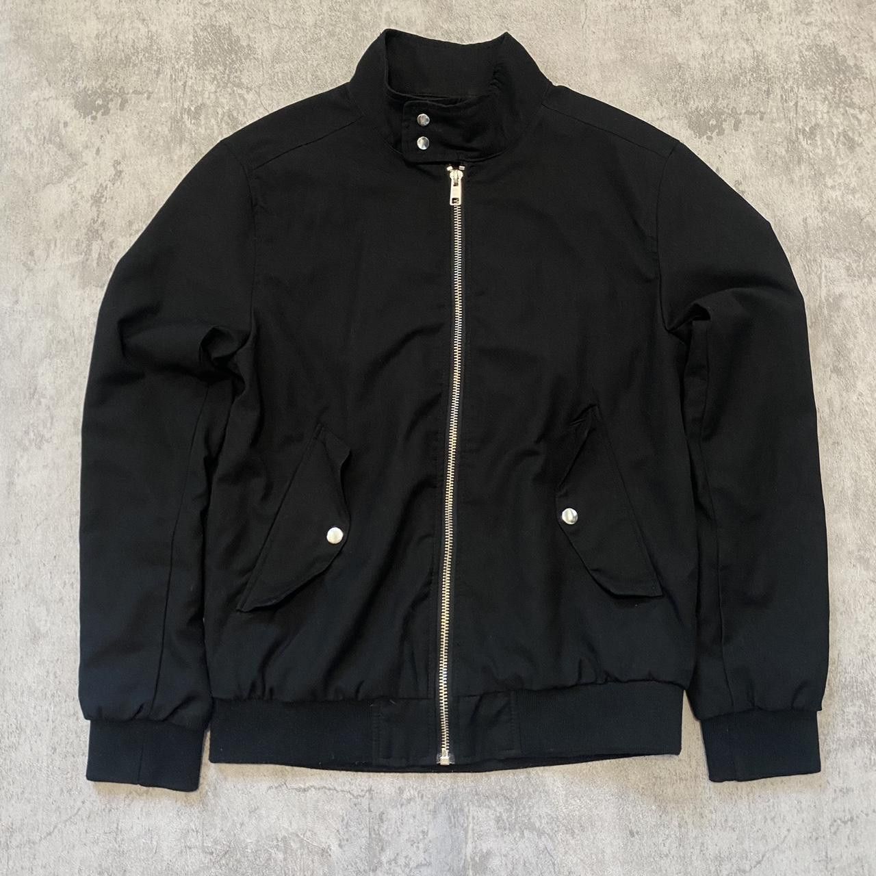 H&M Black bomber jacket Boxy Vintage y2k H&M rap hip hop Size US S / EU 44-46 / 1 - 1 Thumbnail