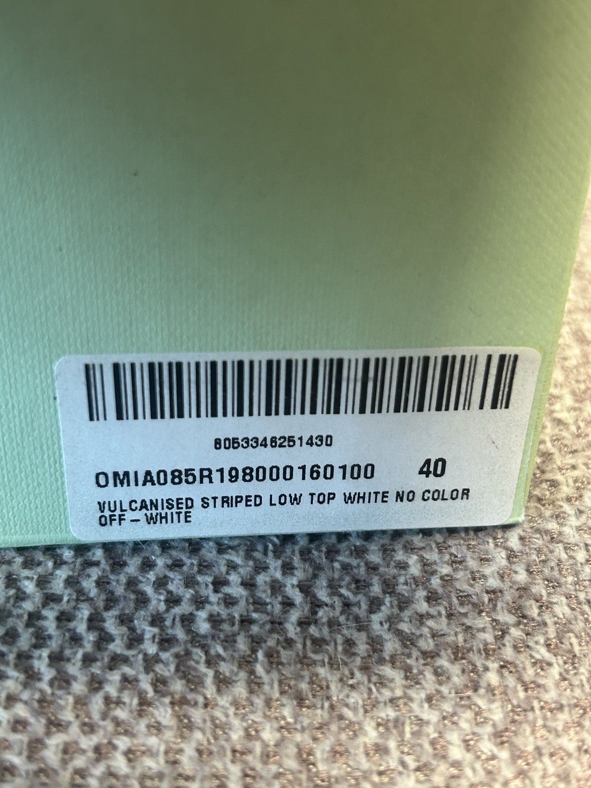 Off-White Off-white Vulc Low White (Updated Stripes) Size US 7 / EU 40 - 14 Thumbnail