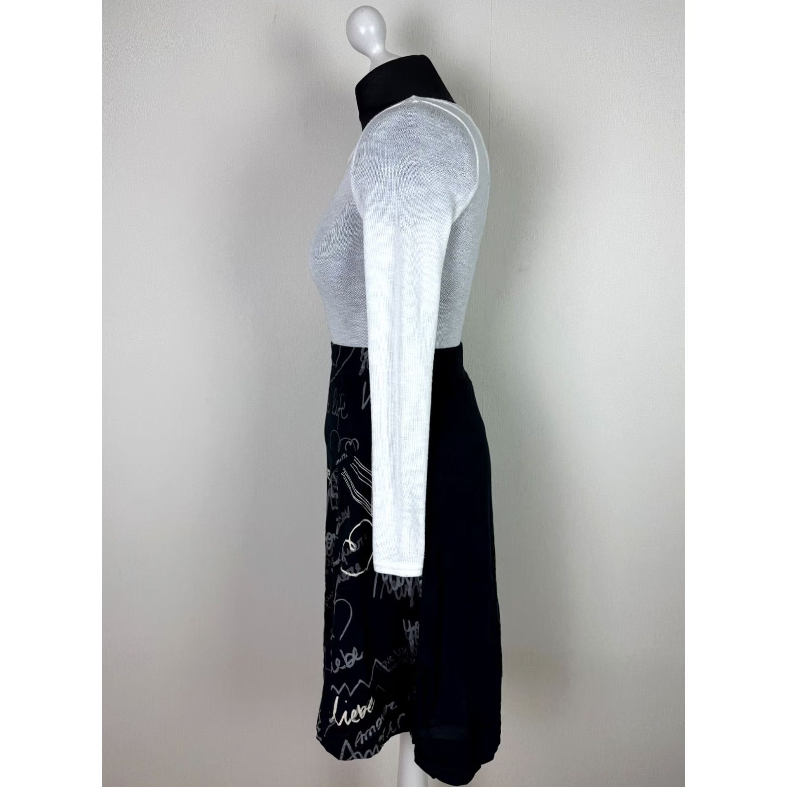 Desigual Desigual Skirt Women's S Black Knee Length Shirt? Size 28" / US 6 / IT 42 - 3 Thumbnail