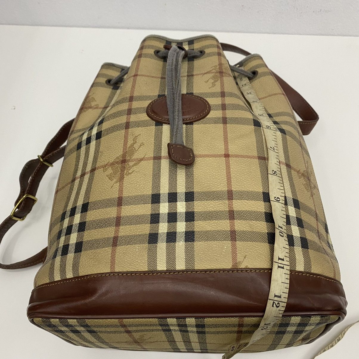 Burberry ‼️LASTDROP‼️BURBERRY NOVA CHECK BUCKET DRAWSTRING SHOULDER BAG Size ONE SIZE - 14 Thumbnail