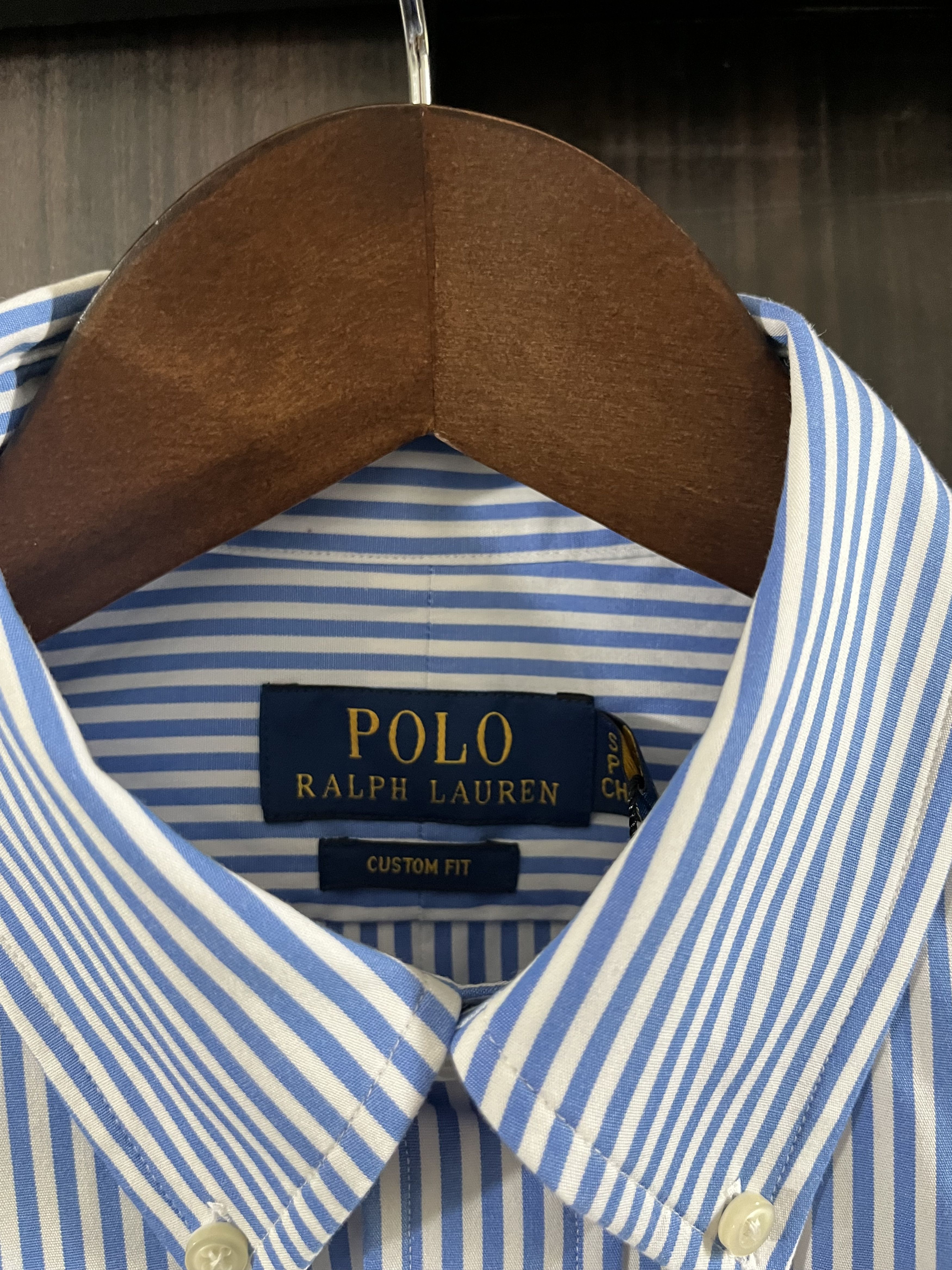 Polo Ralph Lauren Polo Ralph Lauren Custom Fit Stretch Poplin Shirt Size US S / EU 44-46 / 1 - 4 Thumbnail