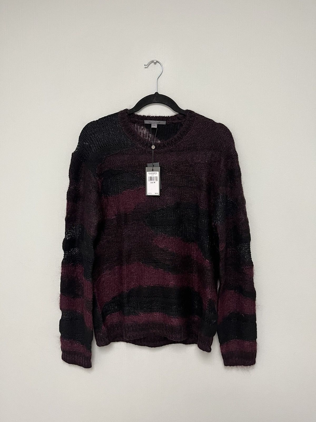 John Varvatos Wool blend stripe sweater. Medium Size US M / EU 48-50 / 2 - 8 Thumbnail