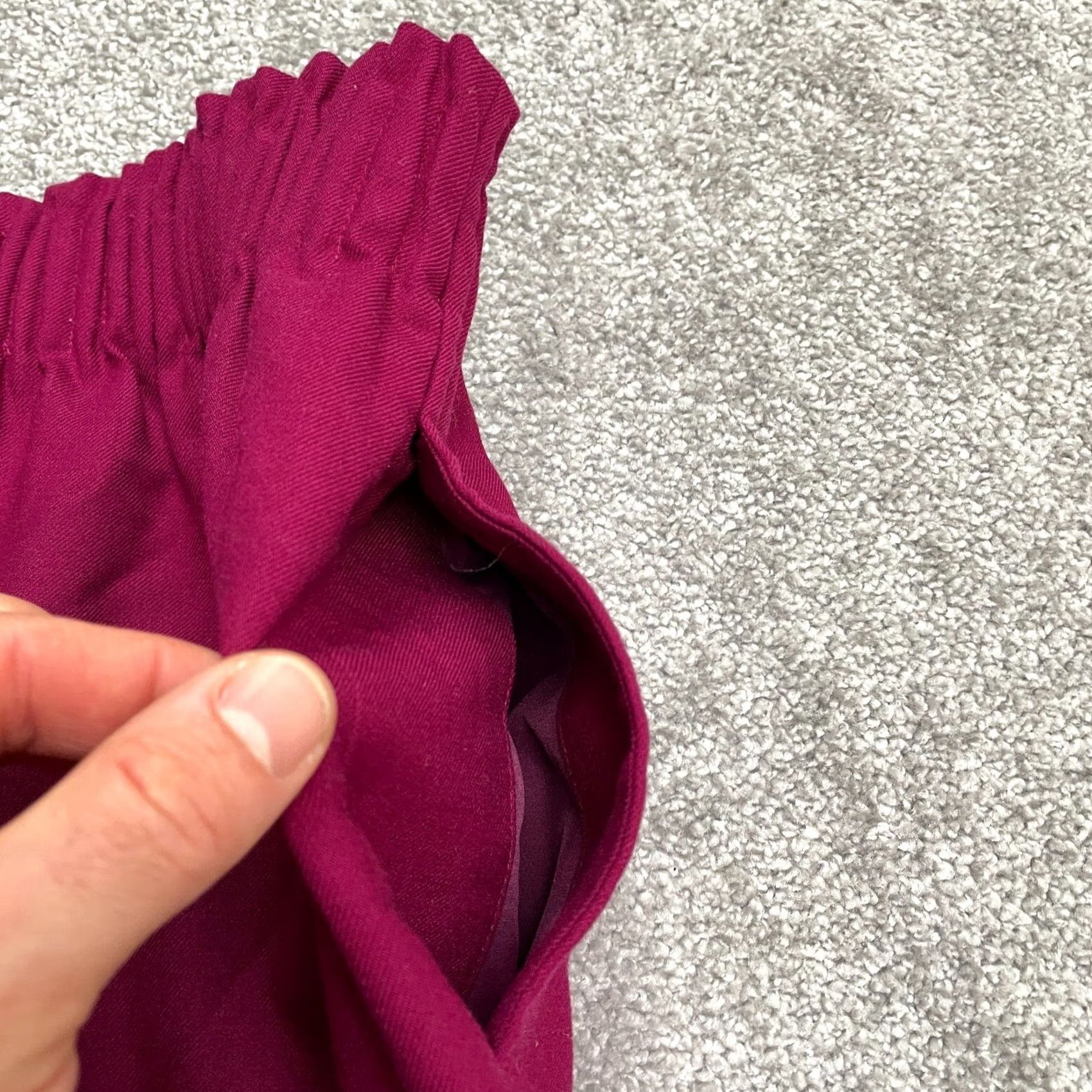 J.Crew VINTAGE J.Crew Wool Blend Pleated Pencil Skirt Womens 0 Pink Elastic Waist Pockets Lined Size 25" / US 0 / IT 36 - 3 Thumbnail