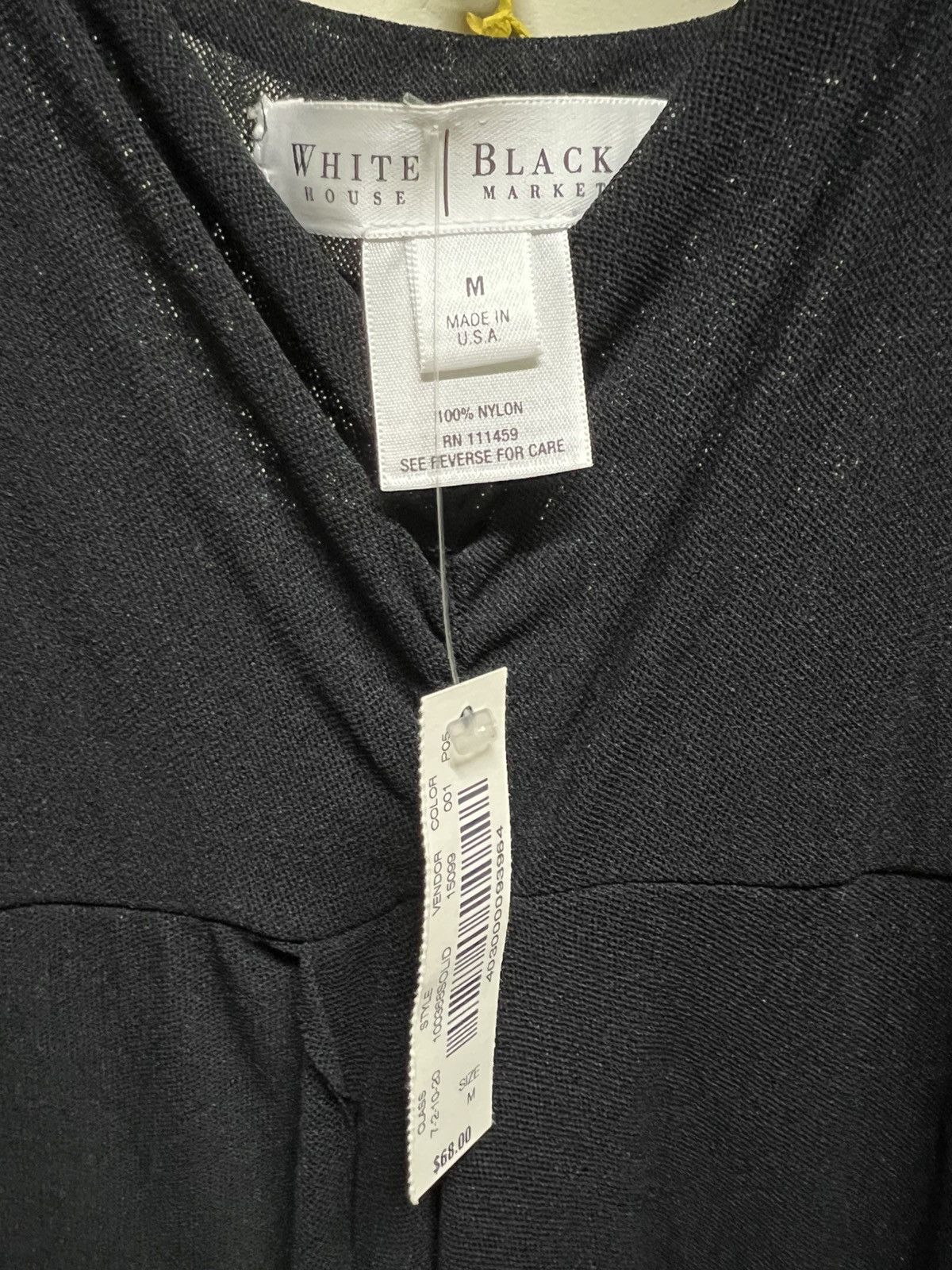 White House Black Market NWT White House Black Market Asymmetric Black Dress Size M / US 6-8 / IT 42-44 - 2 Thumbnail