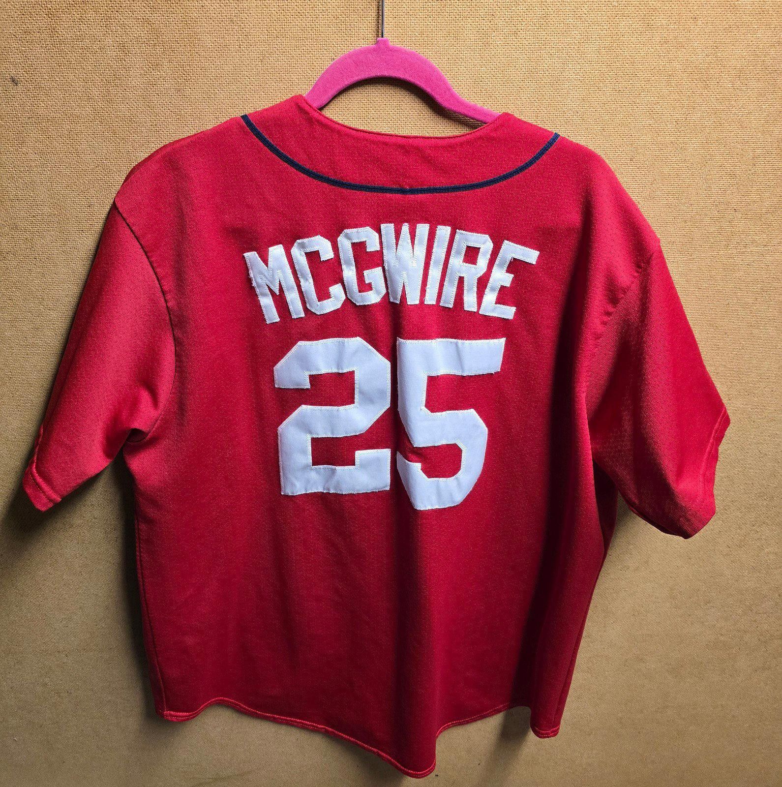 Majestic VTG Authentic MAJESTIC ST.LOUIS CARDINALS MCGWIRE JERSEY XL Size US XL / EU 56 / 4 - 2 Thumbnail