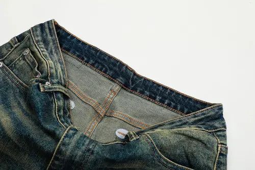 VIBE American distressed punk loose casual flared washed jeans Size US 34 / EU 50 - 5 Thumbnail