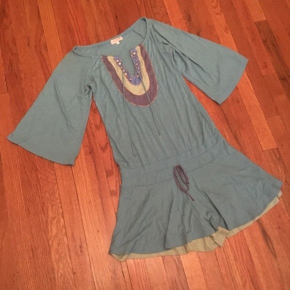 Other LaROK Blue & Green drawstring Romper Size M / US 6-8 / IT 42-44 - 2 Thumbnail