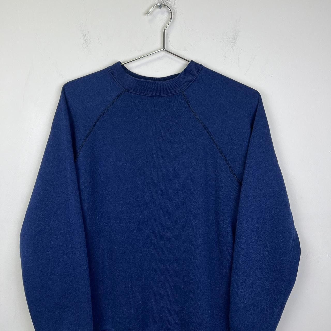 Tultex 90s Tultex Classic Navy Sweatshirt - Medium Size Size US M / EU 48-50 / 2 - 2 Thumbnail