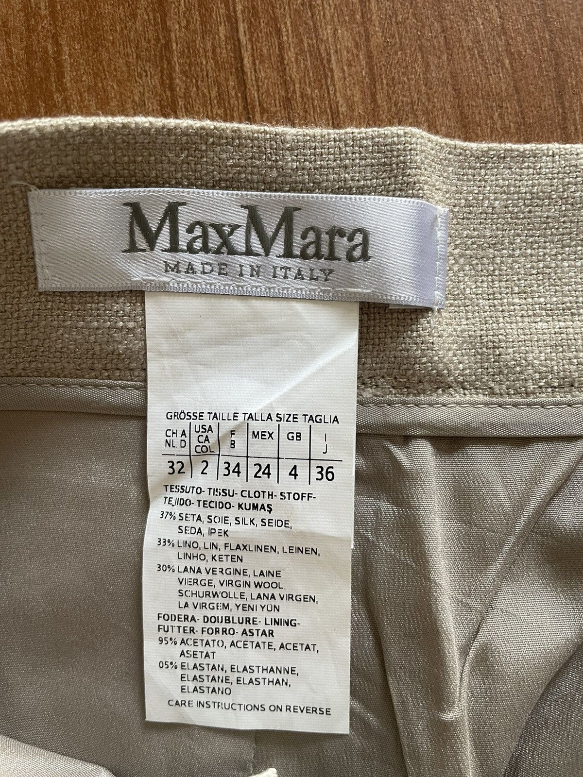 Max Mara Max Mara Plain A-line Midi Skirt Size 26" / US 2 / IT 38 - 4 Thumbnail