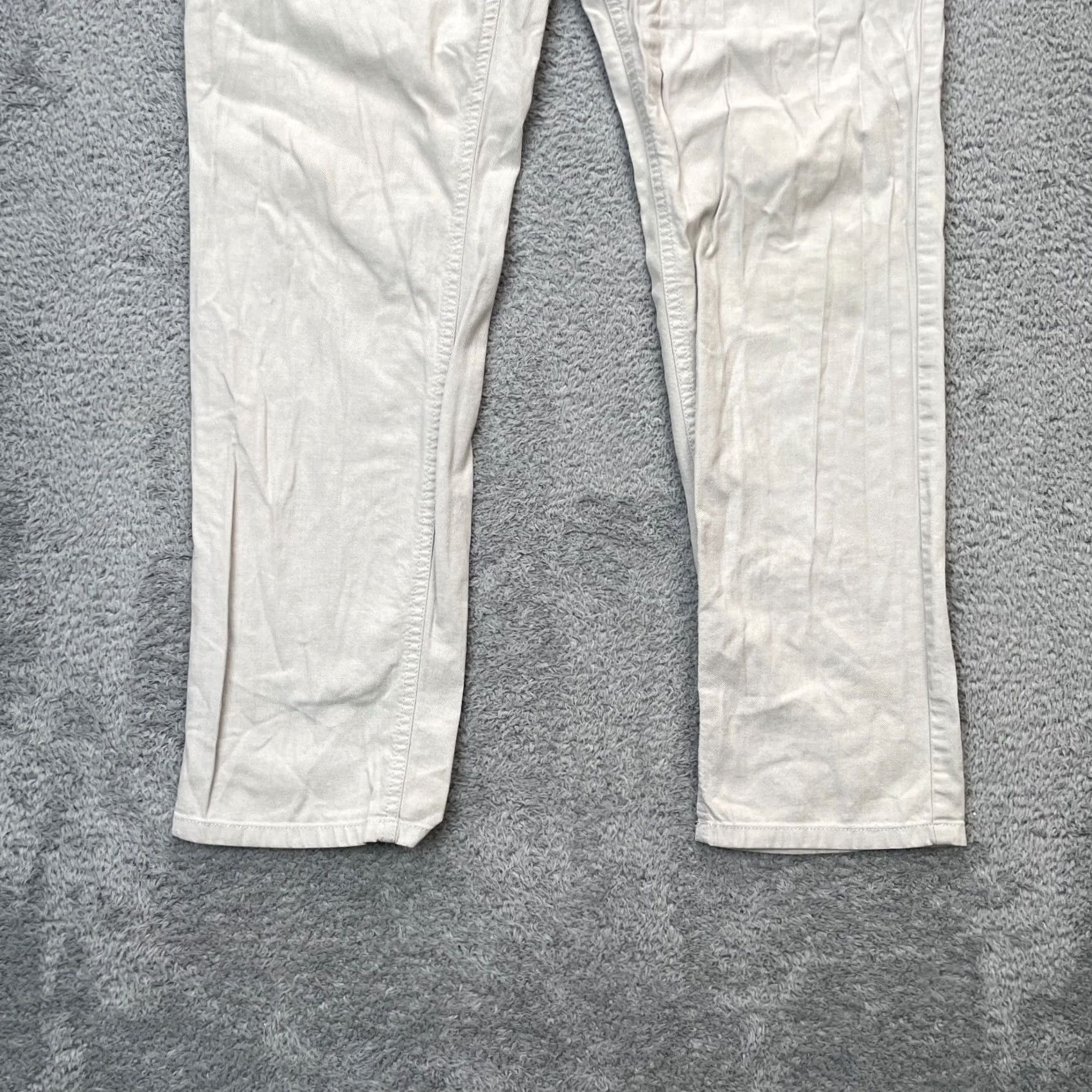 Bonobos Bonobos Pants Mens 32x30 Chino Slim Fit Straight Leg Cotton Spandex Beige Flat Front Baggy? Size US 32 / EU 48 - 2 Thumbnail