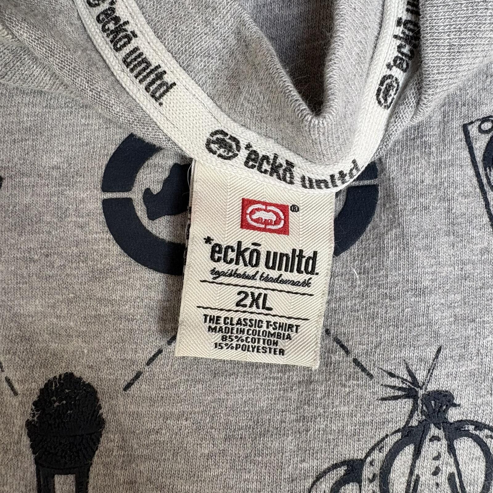 Ecko Unltd. Vintage Y2K Ecko Unltd. Money Music Graphic Grunge Shirt Size US XXL / EU 58 / 5 - 2 Thumbnail