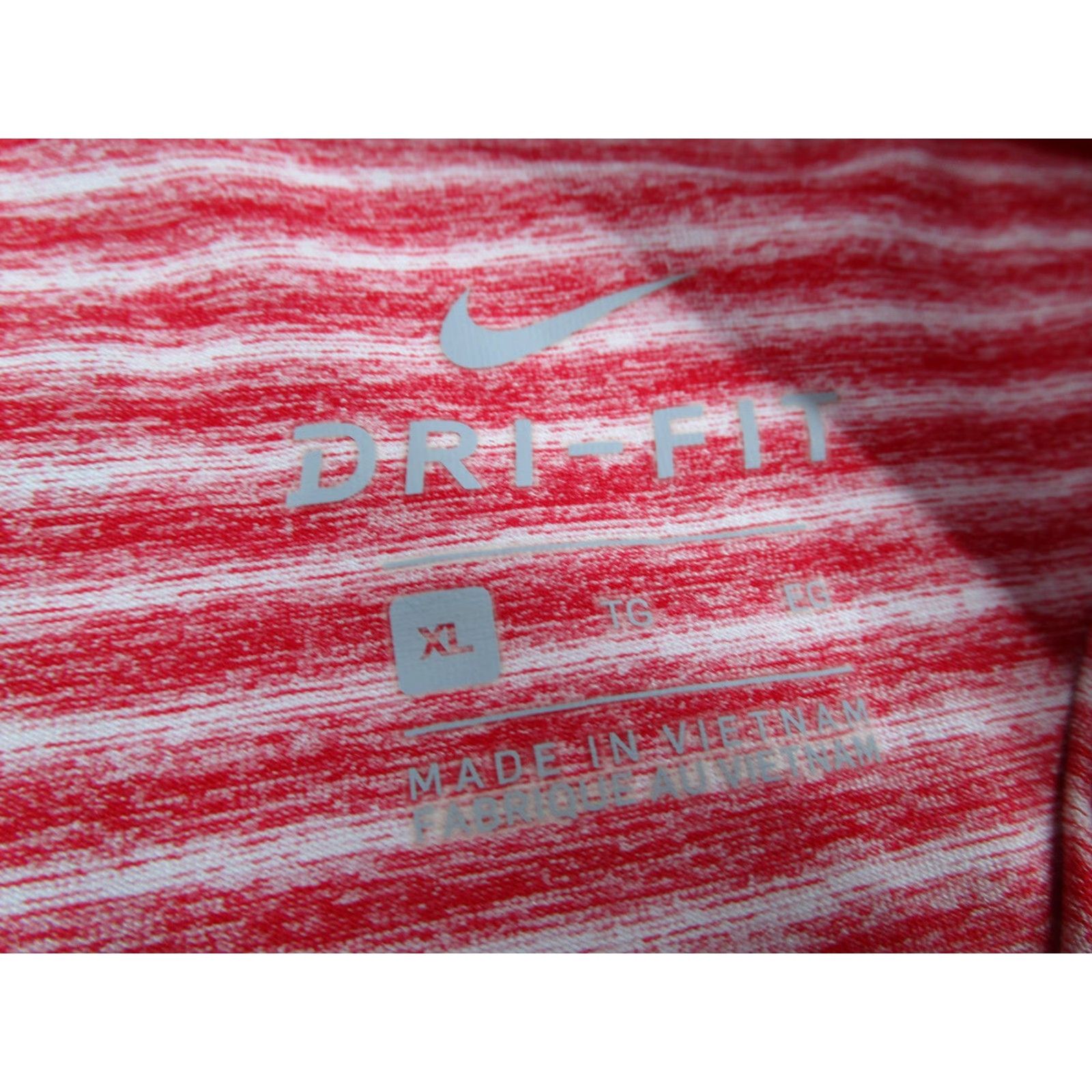Nike Nike Tiger Woods Polo Shirt Mens XL Red Striped Dri-FIT Golf TW BQ6722-687 Size US XL / EU 56 / 4 - 4 Thumbnail