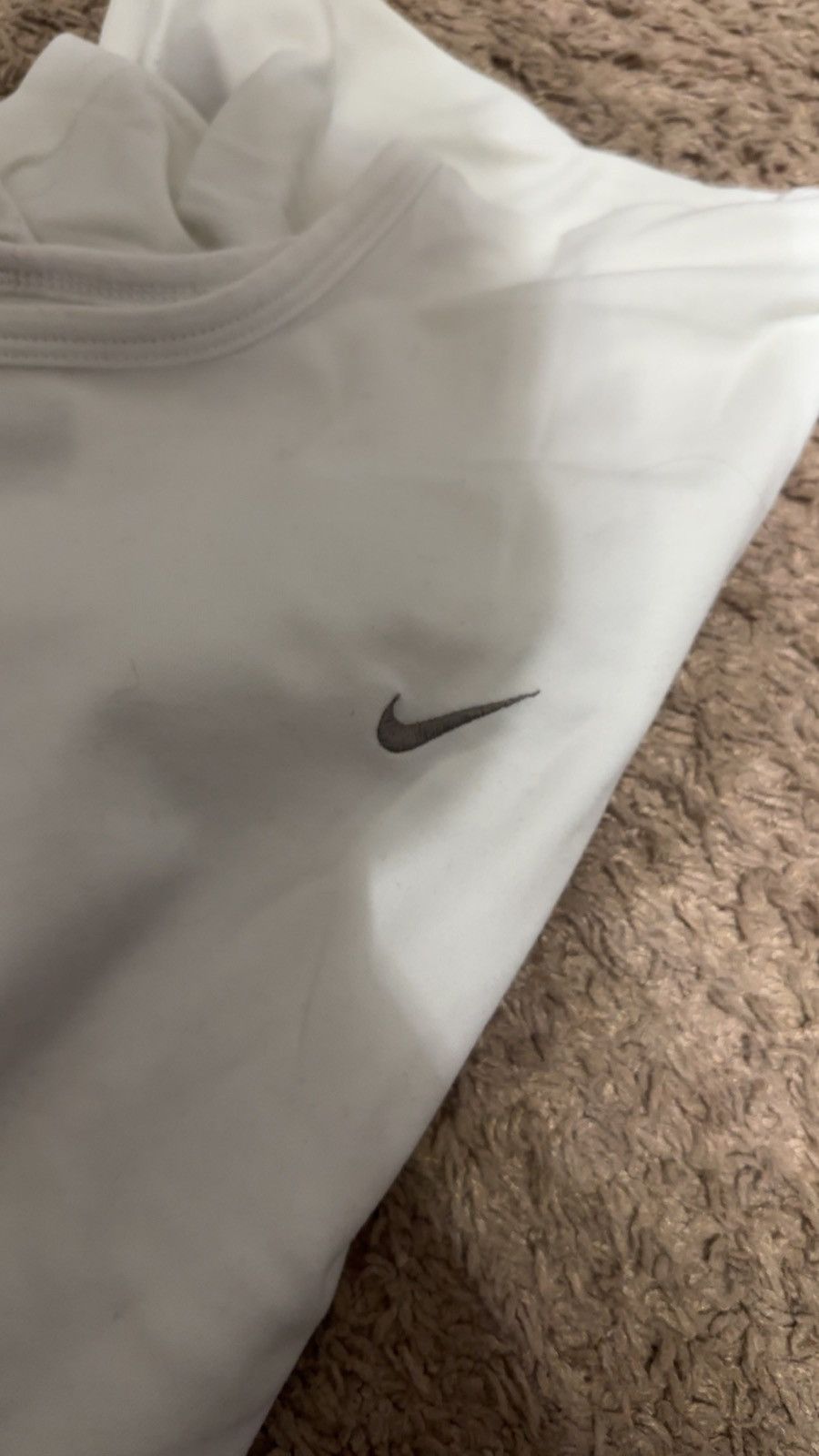 Nike × Vintage Nike white vintage t-shirt Nike fit size Large Size US L / EU 52-54 / 3 - 4 Thumbnail