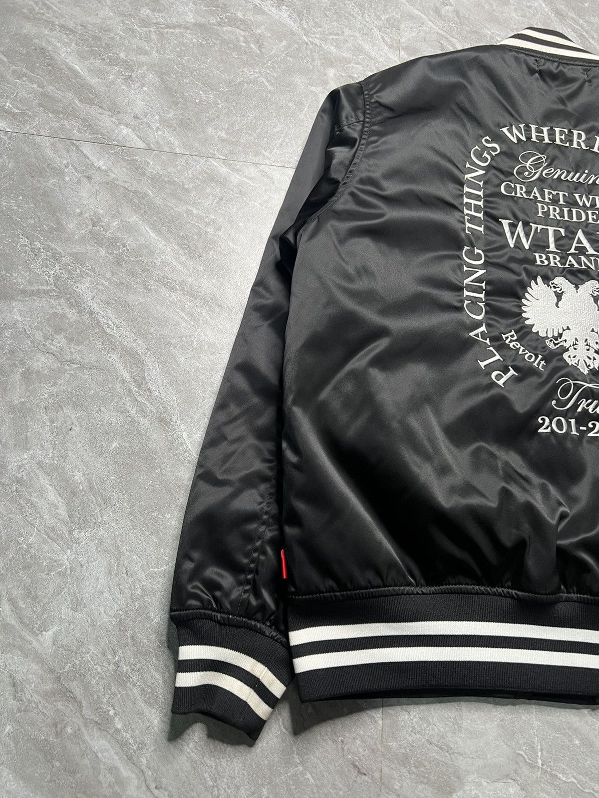 Wtaps Wtaps Team Jacket Nylon Twill Embroidered Design Size US S / EU 44-46 / 1 - 6 Thumbnail