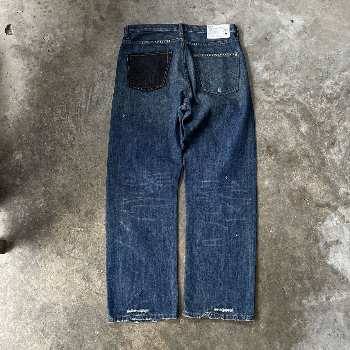 Wtaps WTAPS Extreme Distressed Patchwork Denim Selvedge Size US 34 / EU 50 - 3 Thumbnail