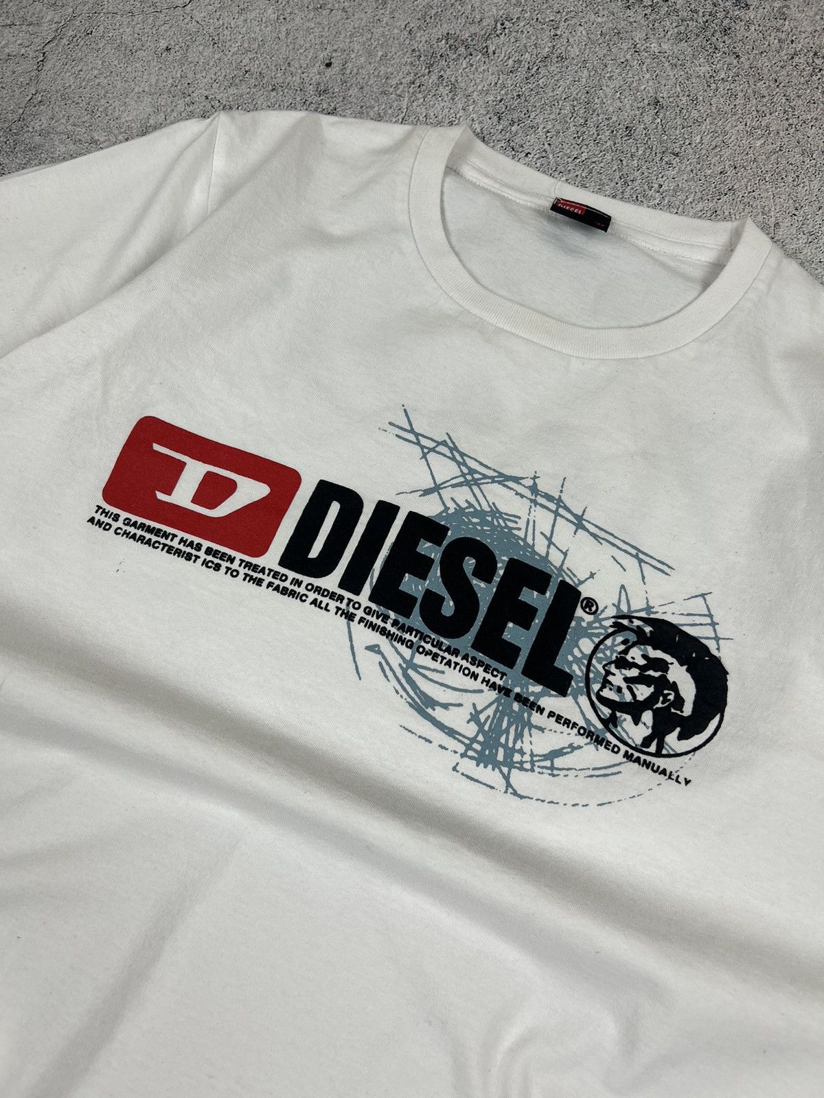 Diesel Vintage Big Logo Diesel Y2K Tee Size US L / EU 52-54 / 3 - 5 Thumbnail