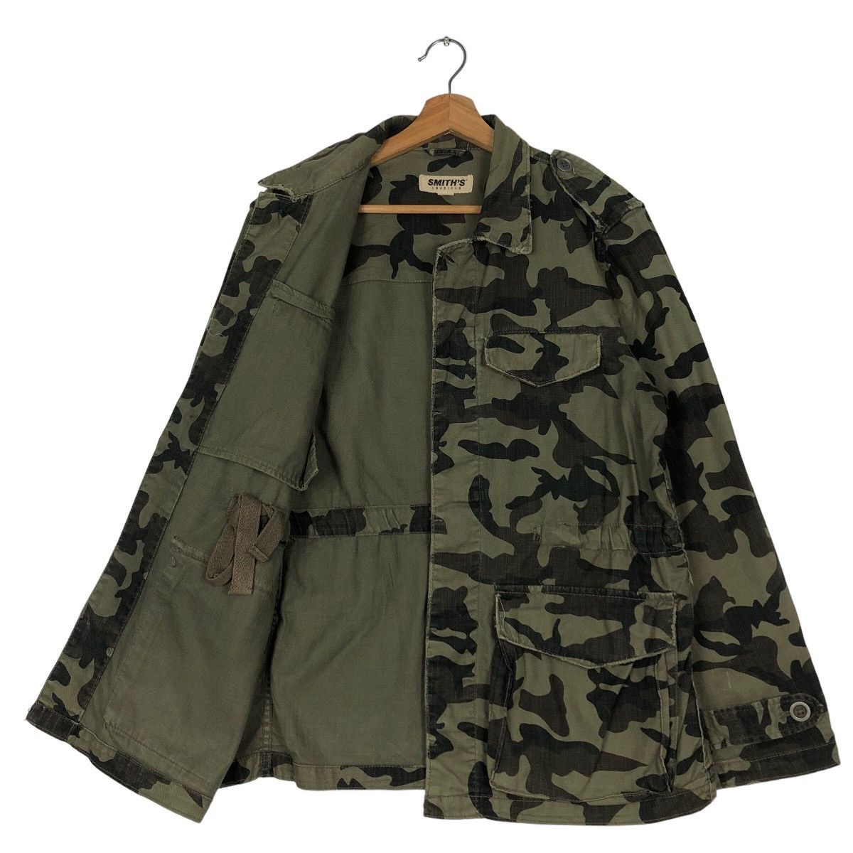 Japanese Brand 🔥Vintage Smith’s American Camouflage Chore Jacket Military Size US M / EU 48-50 / 2 - 11 Thumbnail
