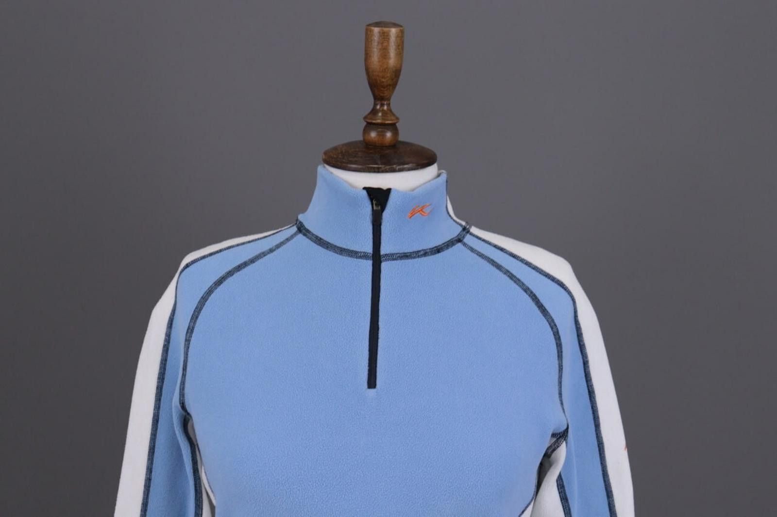 KJUS Kjus Blue Collorblock High Neck Activewear Sweater Size M Size M / US 6-8 / IT 42-44 - 2 Thumbnail