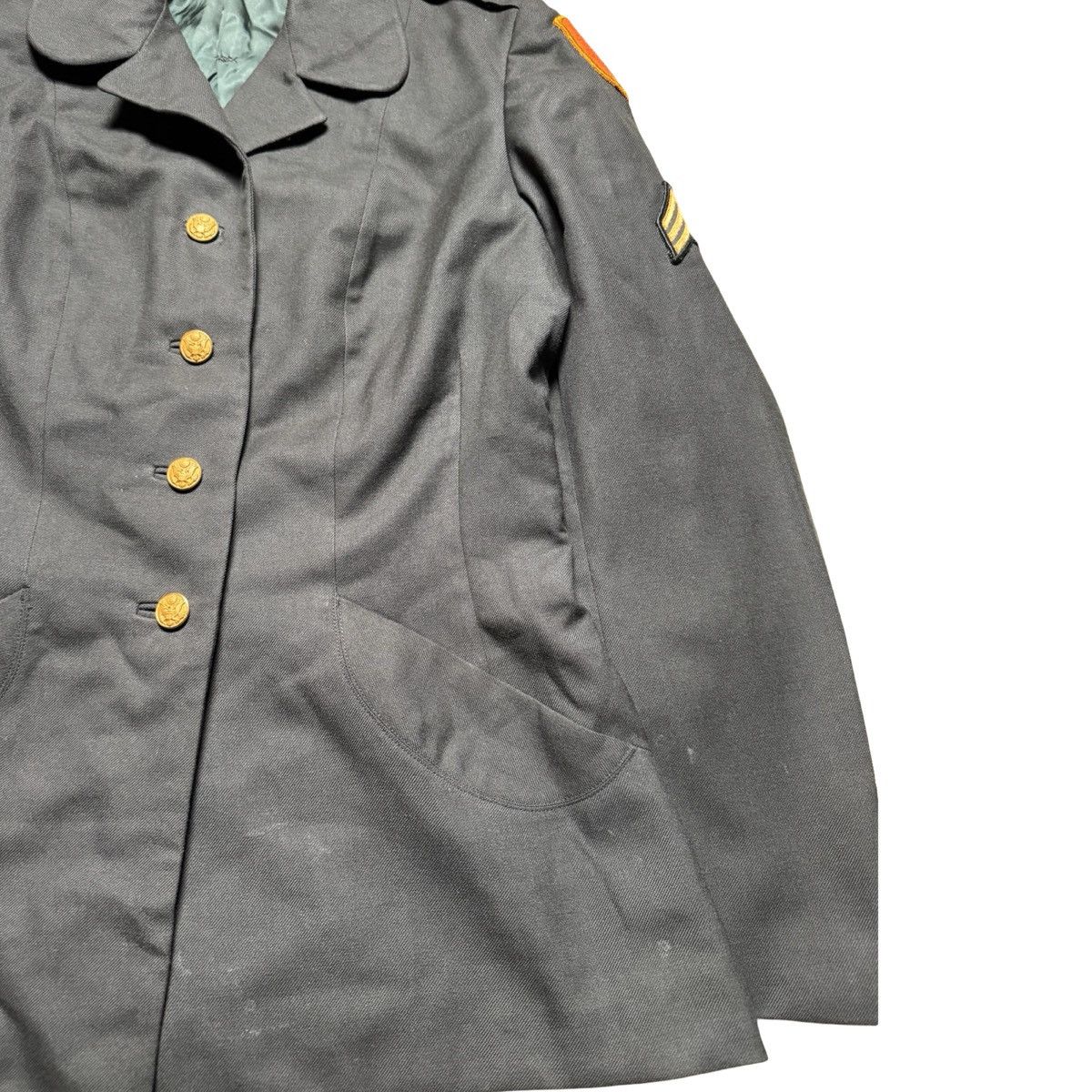 Other US Army Coat 18LG Blazer Uniform Jacket Wool Blend Tropical Size XL / US 12-14 / IT 48-50 - 2 Thumbnail
