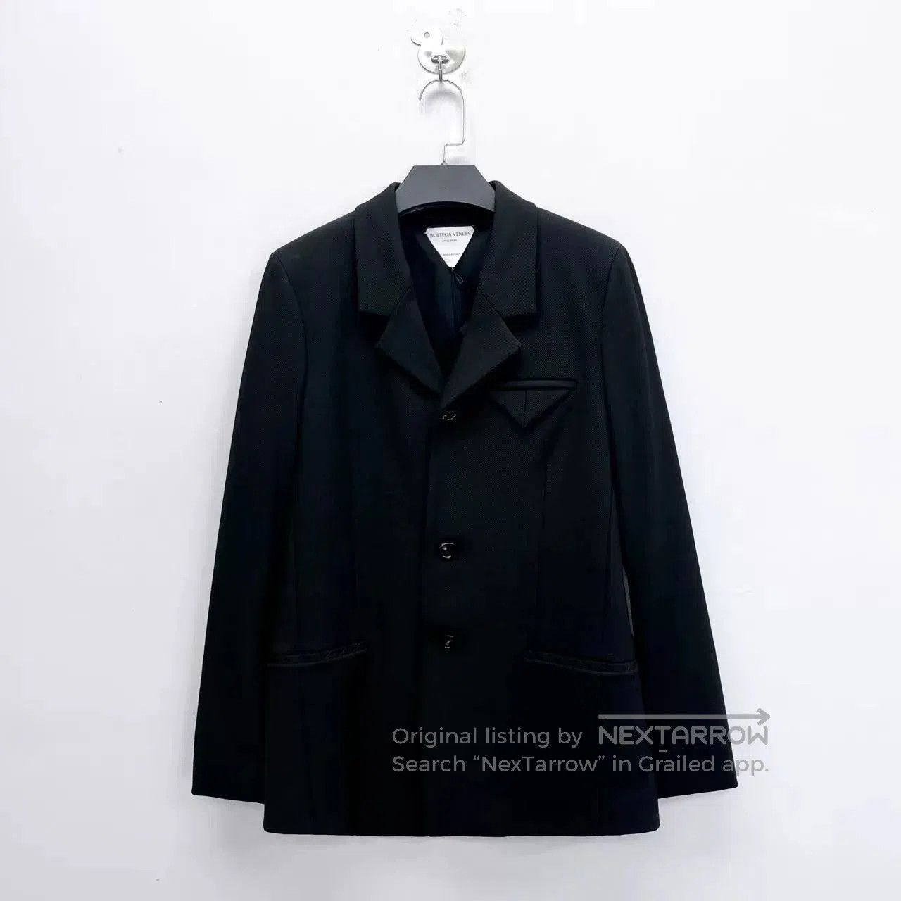 Bottega Veneta Bottega Veneta Black Wool Blazer. Size US M / EU 48-50 / 2 - 1 Thumbnail