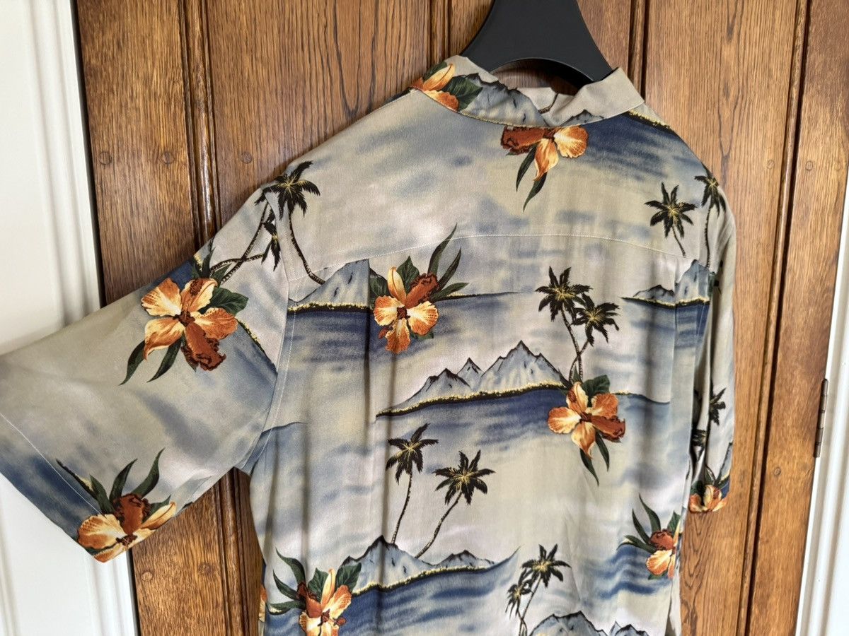 Celine $1.1k SS23 Celine volcano Hawaiian palm tree camp shirt Hedi Size US M / EU 48-50 / 2 - 17 Thumbnail