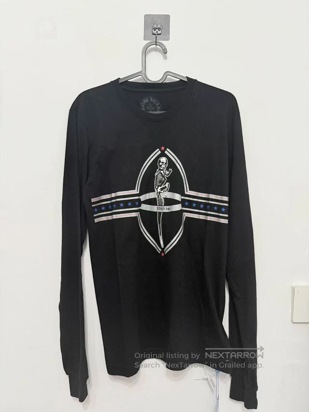 Chrome Hearts Chrome Hearts Foti Skull Horseshoe Print Tee. Size US M / EU 48-50 / 2 - 1 Thumbnail