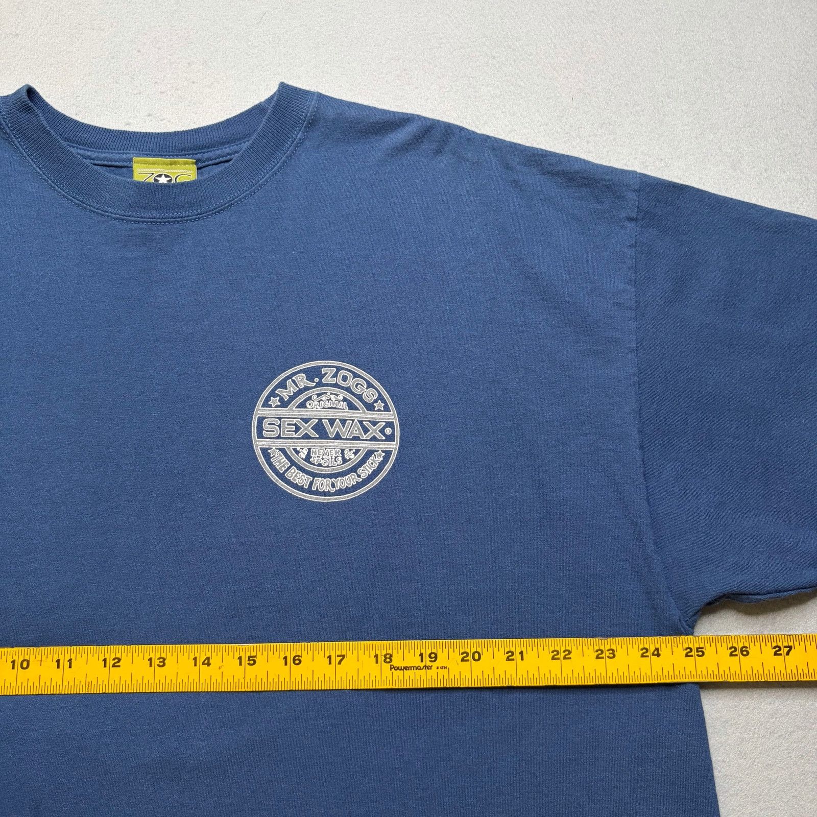Other Mr Zog’s Sex Wax T-Shirt Blue Surf Skate Graphic Tee Men XL Size US XL / EU 56 / 4 - 6 Thumbnail