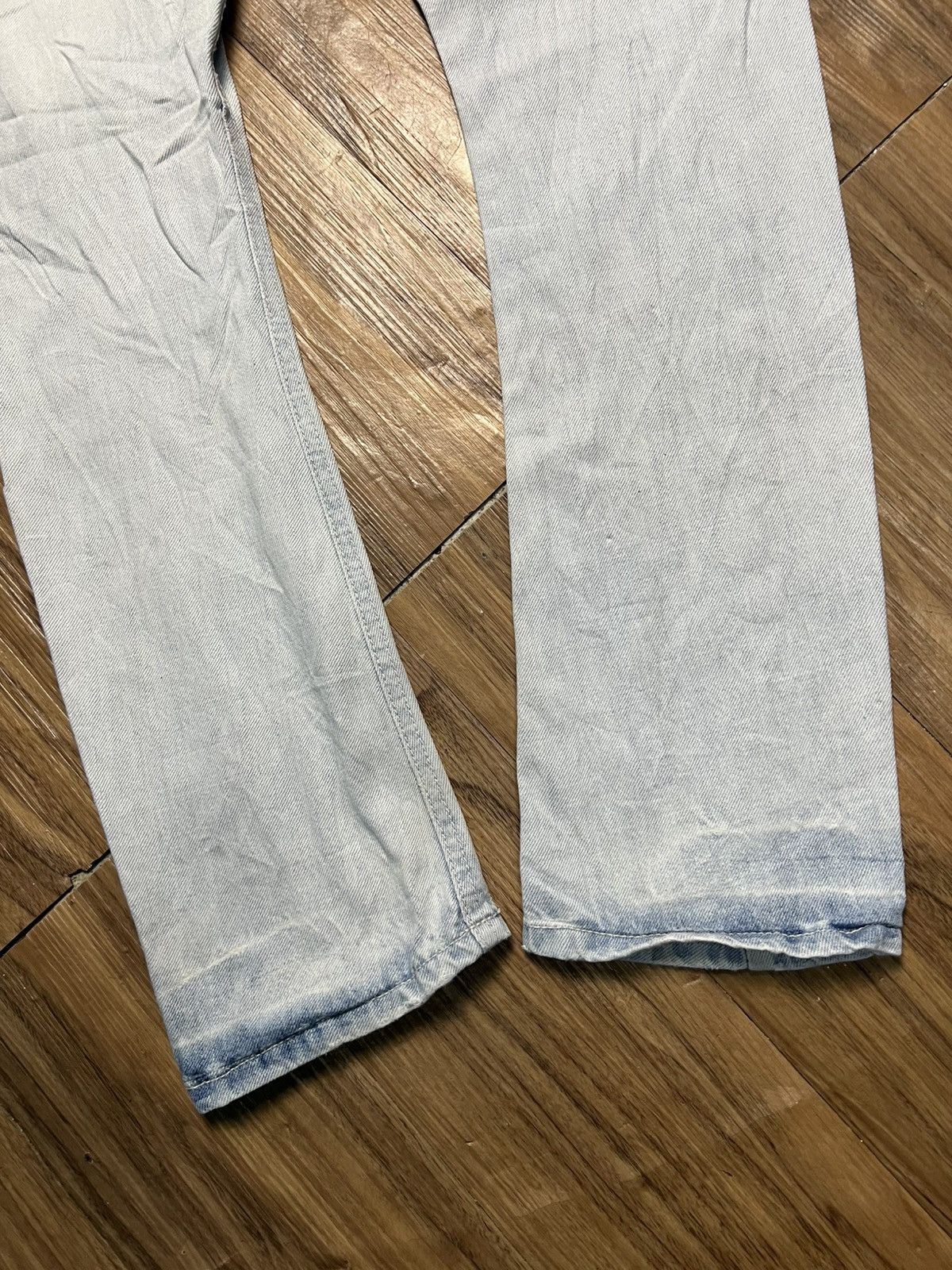 If Six Was Nine RARE Light Wash Jeans: Slanted Zip & Flap Pocket (43) Size 32" / US 10 / IT 46 - 13 Thumbnail
