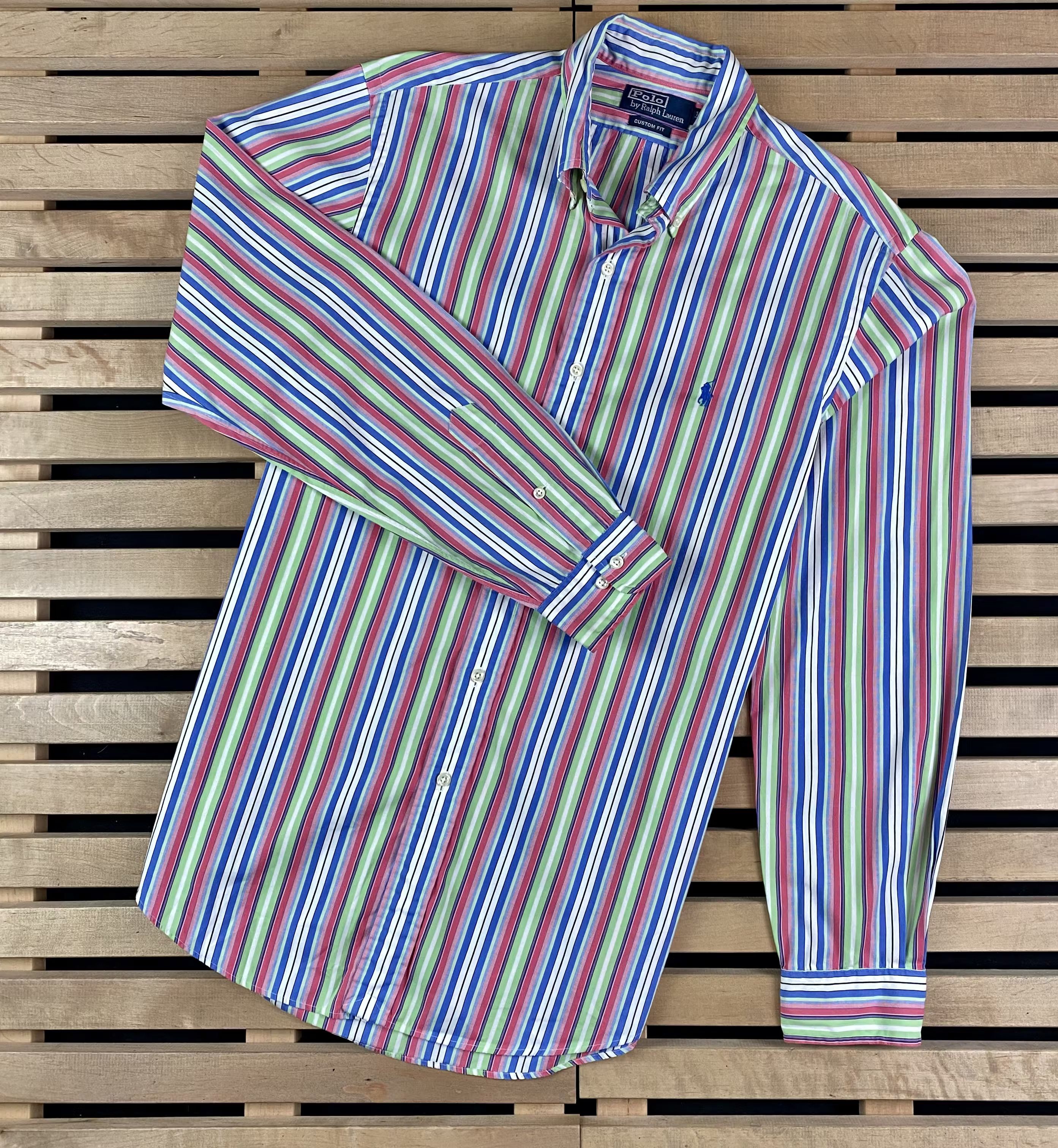 Polo Ralph Lauren × Ralph Lauren × Vintage Men’s Shirt Long Sleeve Polo by Ralph Lauren Vintage Size L Size US L / EU 52-54 / 3 - 1 Thumbnail