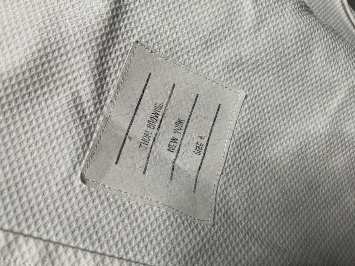 Thom Browne OG Thom Browne Grossgrain Placket textured cotton Shirt Size US XL / EU 56 / 4 - 4 Thumbnail