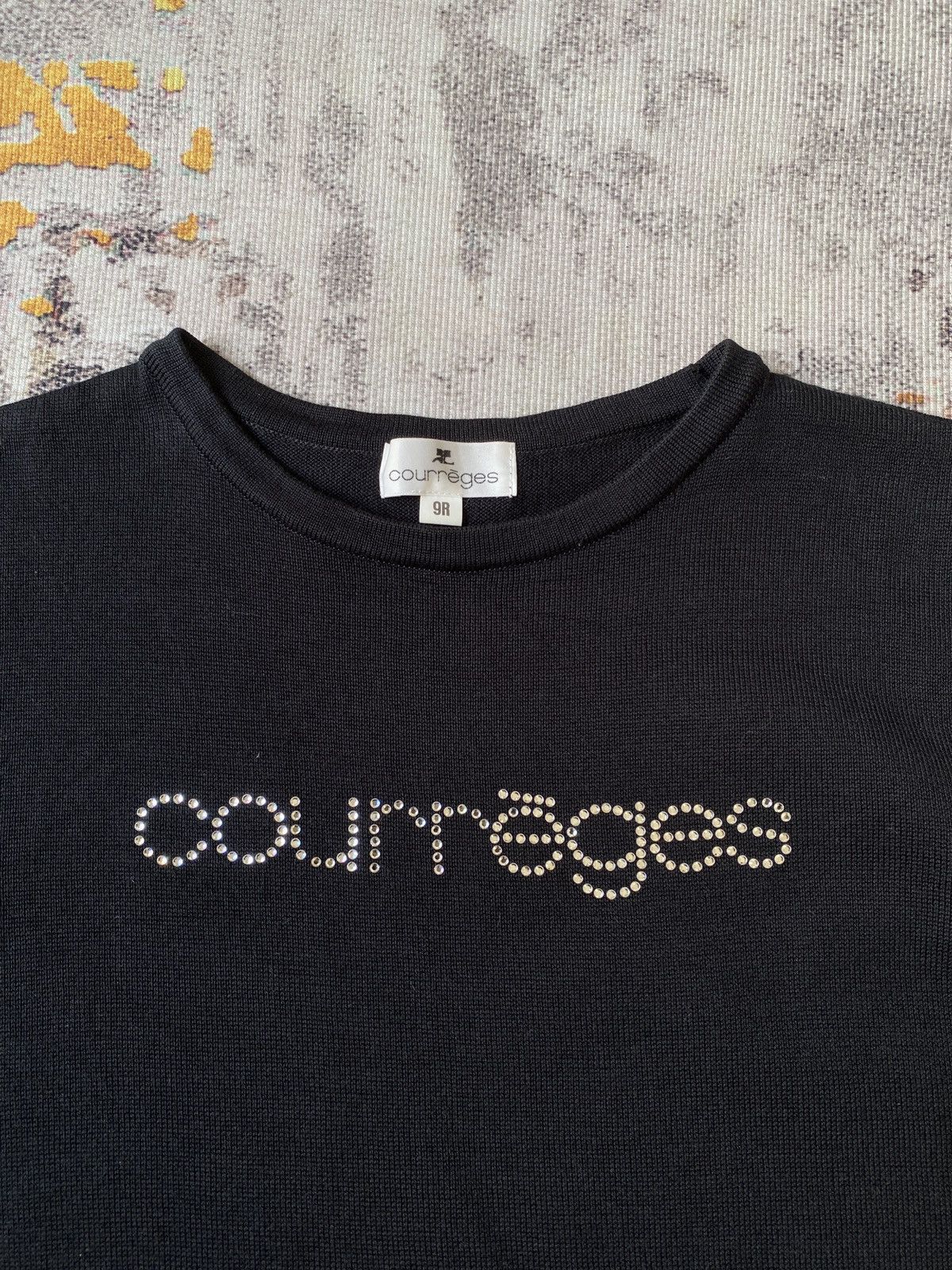 Courreges Courreges Swaroski Cropped T Shirt Size S / US 4 / IT 40 - 5 Thumbnail