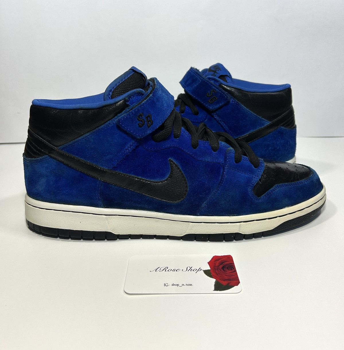 Nike SB Dunk Mid Pro 'Royal Blue Black J Pack' Shoes Size 12