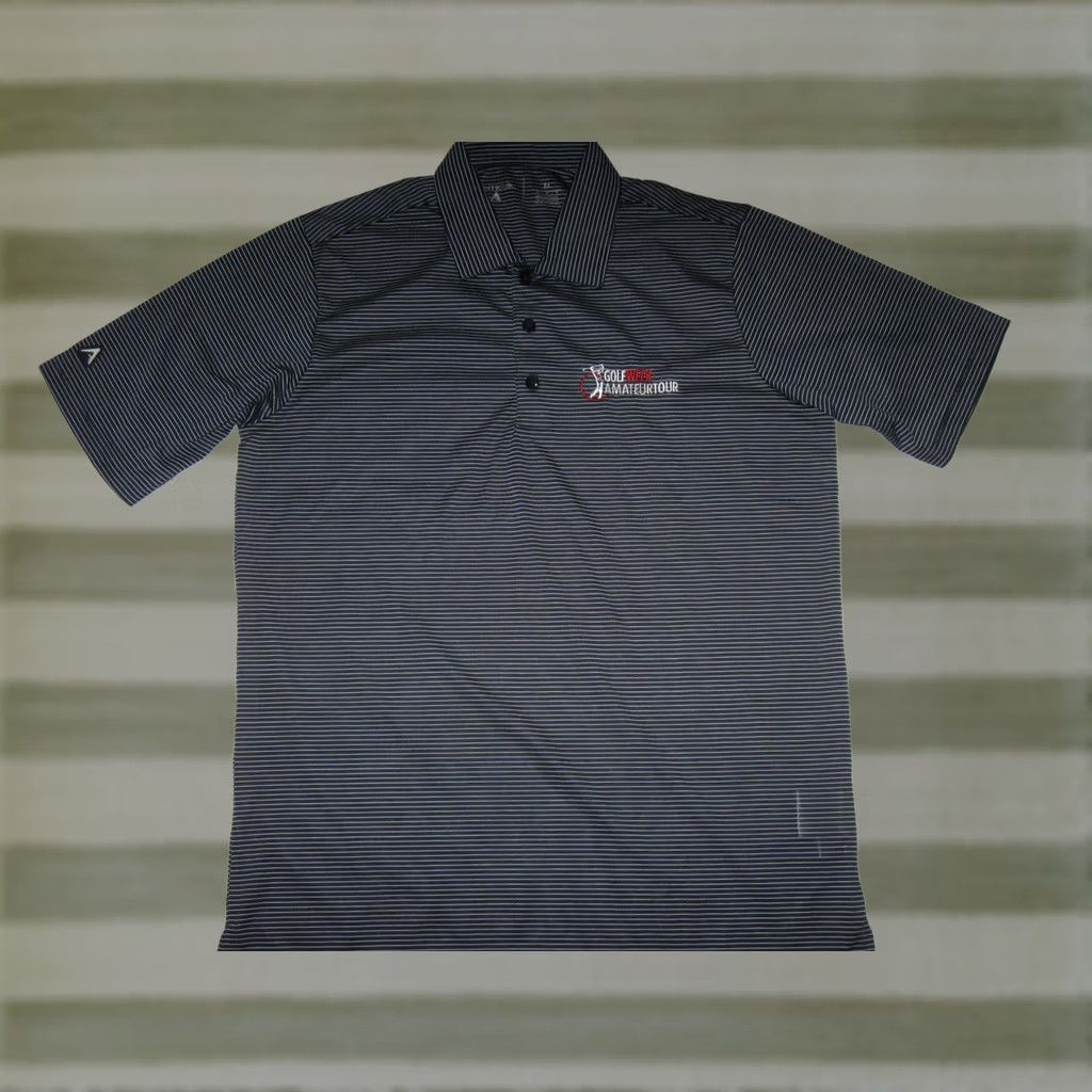 Vintage Antigua Golf Week Amateur Tour Polo Shirt Men's M Navy Blue Polo Mens Regular Short Sleeve Polyester Blended Easy Care Embroidered Shirt Golf Theme Size US M / EU 48-50 / 2 - 1 Thumbnail