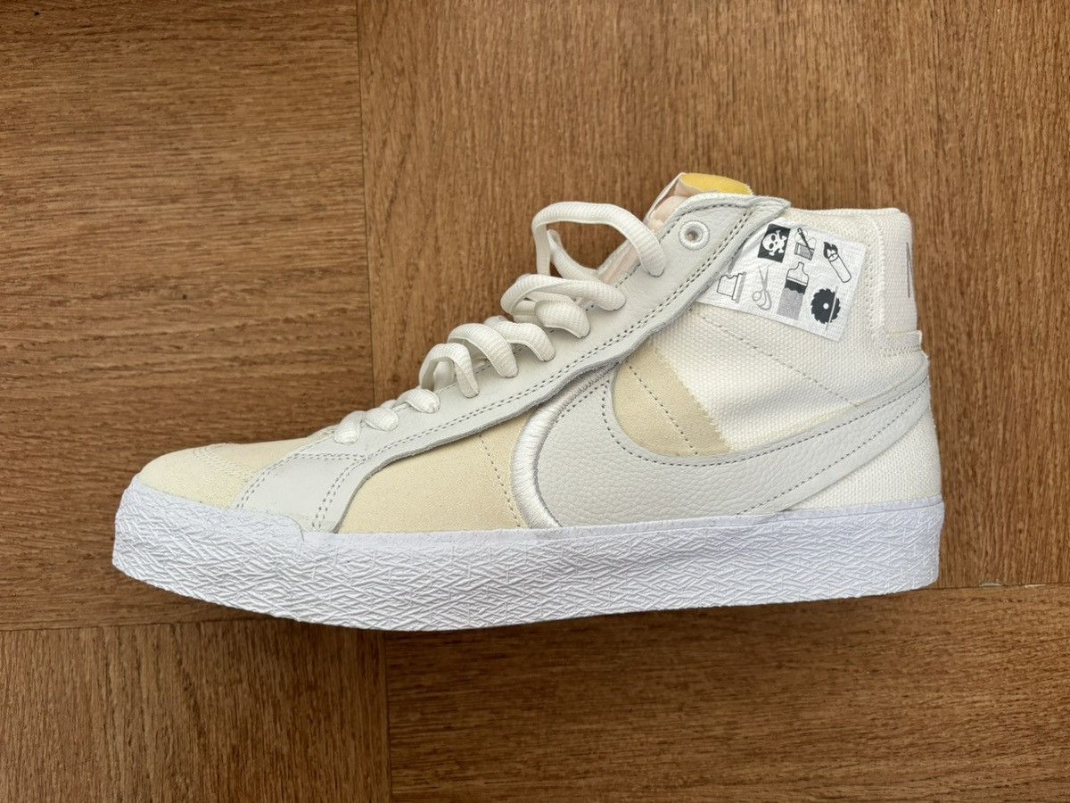 Nike NIKE SB ZOOM BLAZER MID PREMIUM PLUS « WARNING LABEL » Size US 11.5 / EU 44-45 - 1 Thumbnail