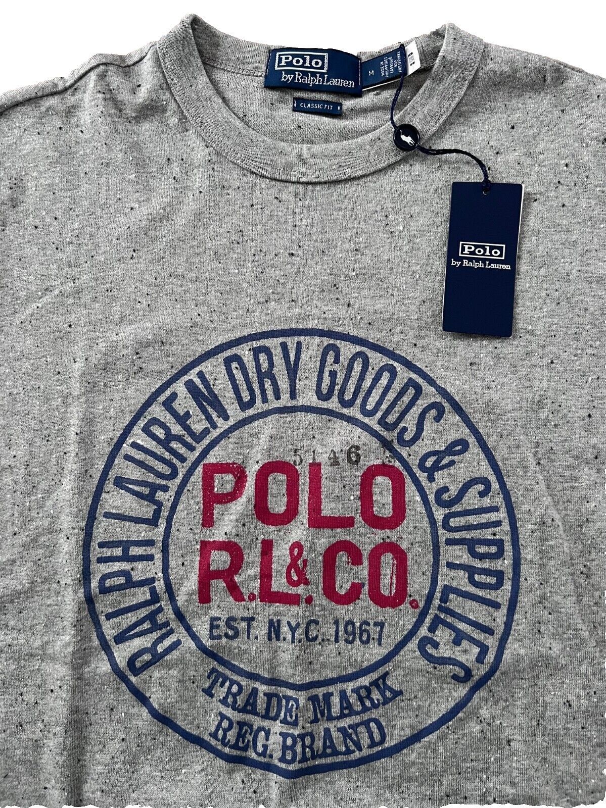 Polo Ralph Lauren Polo Ralph Lauren Est. N.Y.C 1967 Goods & Supplies Tee M Size US M / EU 48-50 / 2 - 3 Thumbnail