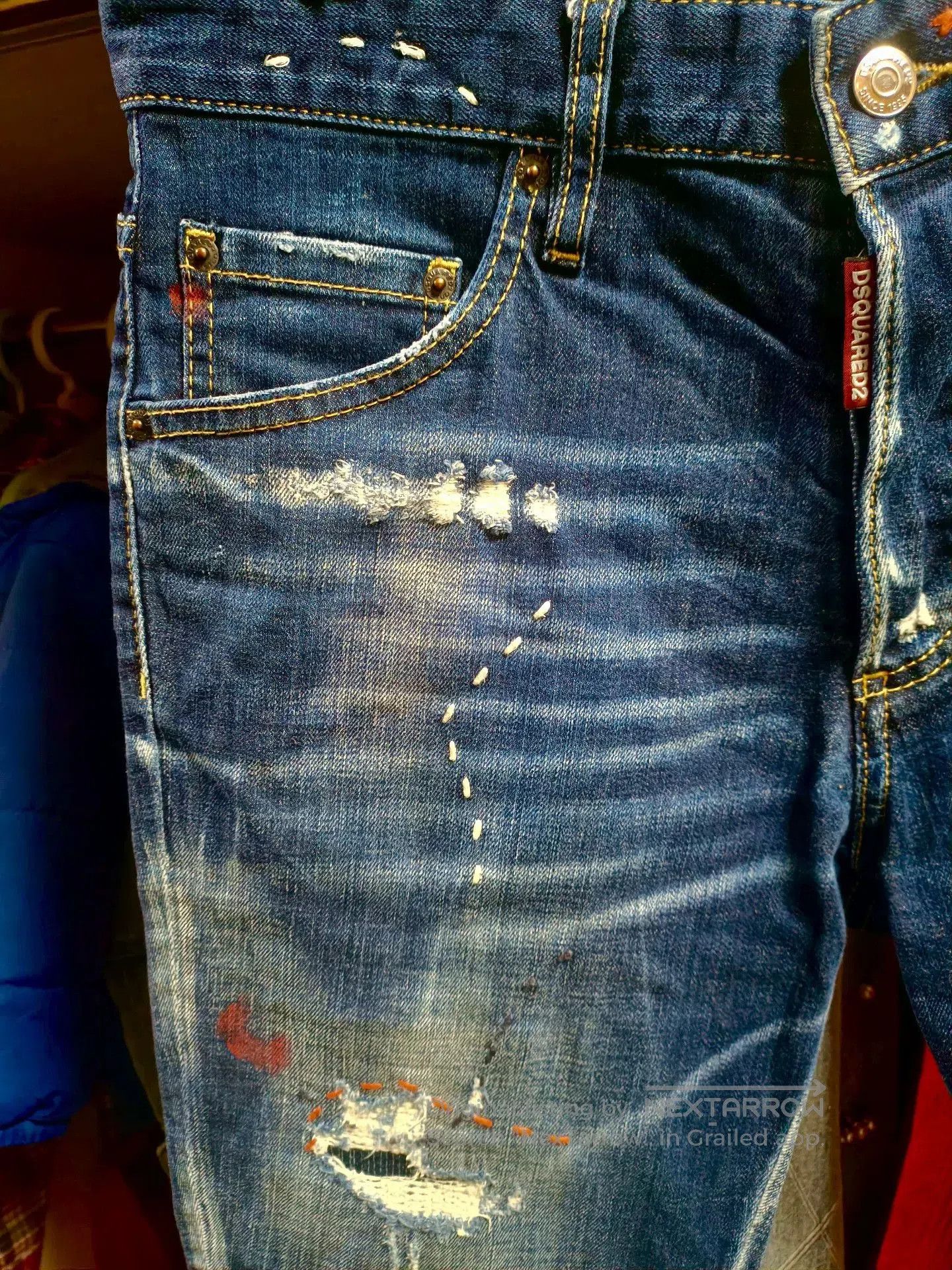 Dsquared2 Dsquared2 Colorful Stitch Jeans. Size US 30 / EU 46 - 3 Thumbnail