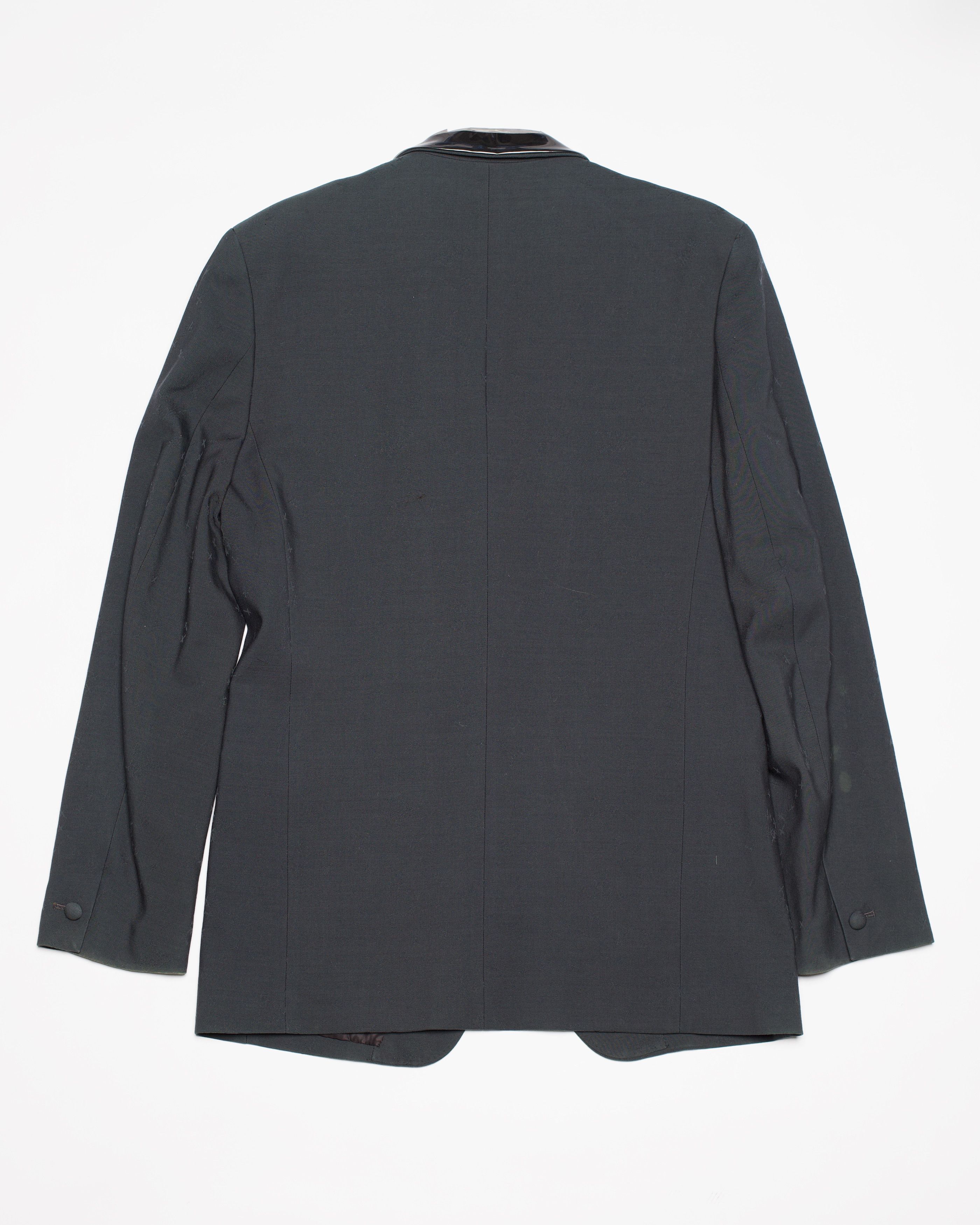 Undercover Undercover AW 2002/03 'Witches Cell' Vinyl Collar Jacket Size 50R - 2 Thumbnail
