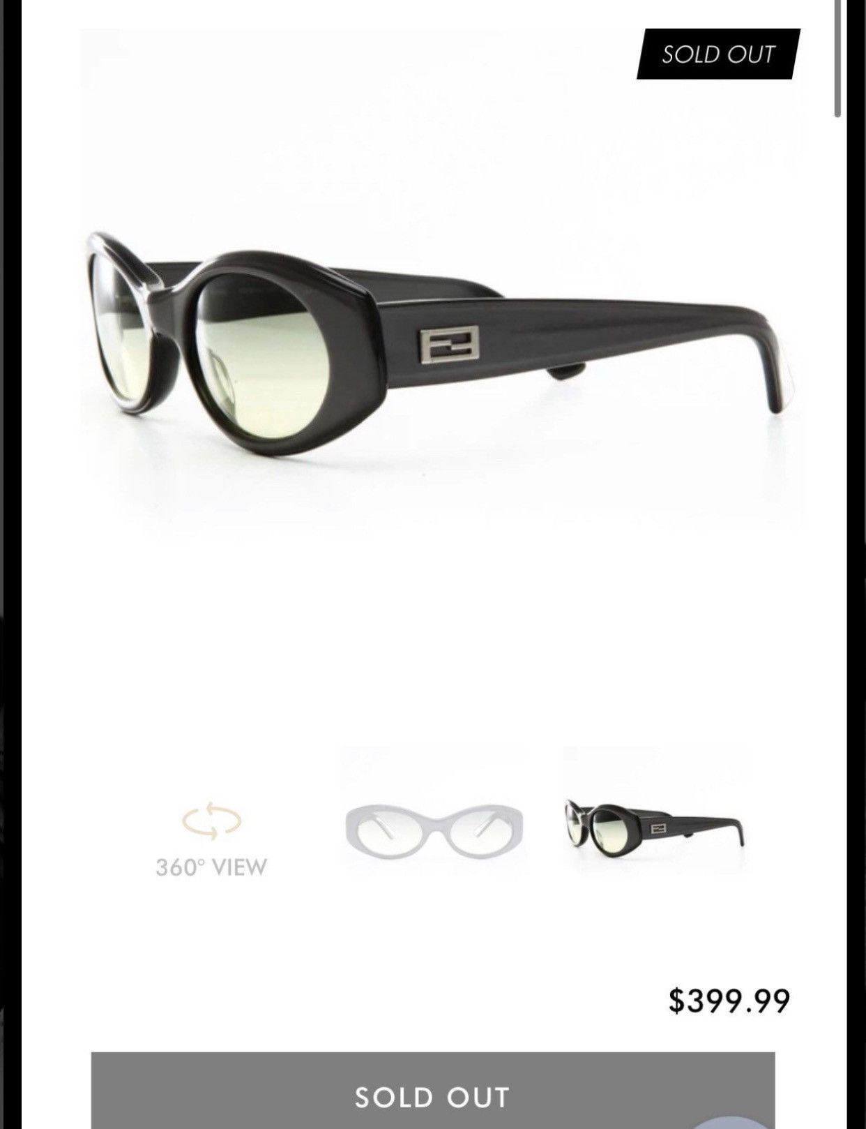 Fendi × Vintage Fendi sunglases too sexy for this world Size ONE SIZE - 17 Thumbnail