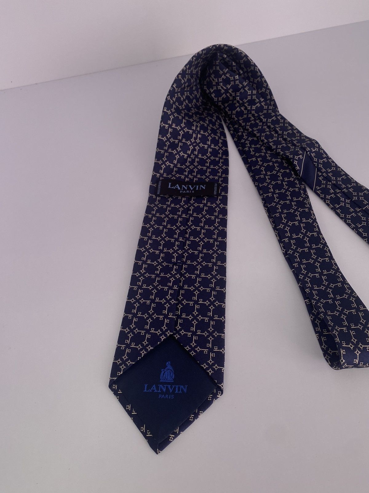 Lanvin × Vintage Vintage Lanvin Silk Tie Size ONE SIZE - 7 Thumbnail