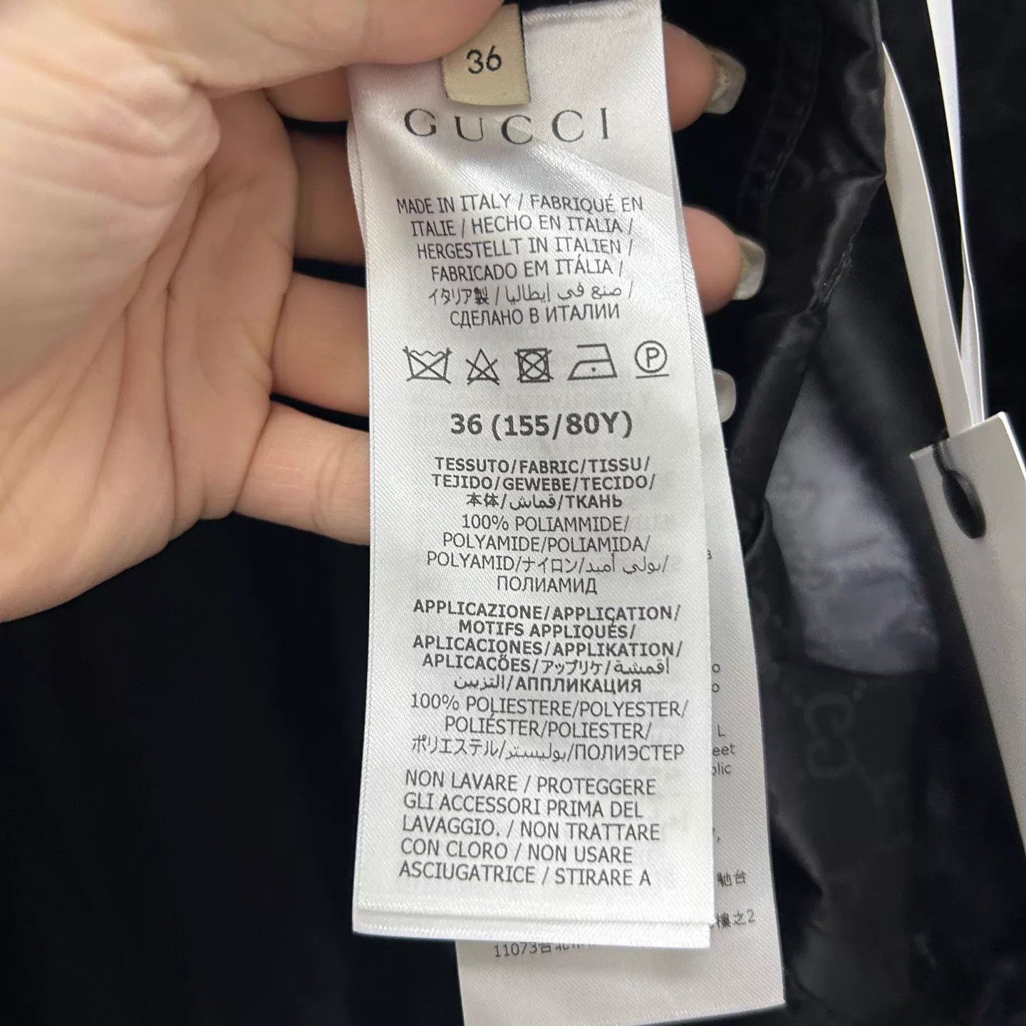 Gucci Gucci GG logo black zipper hooded long coat 36 Size XS / US 0-2 / IT 36-38 - 4 Thumbnail