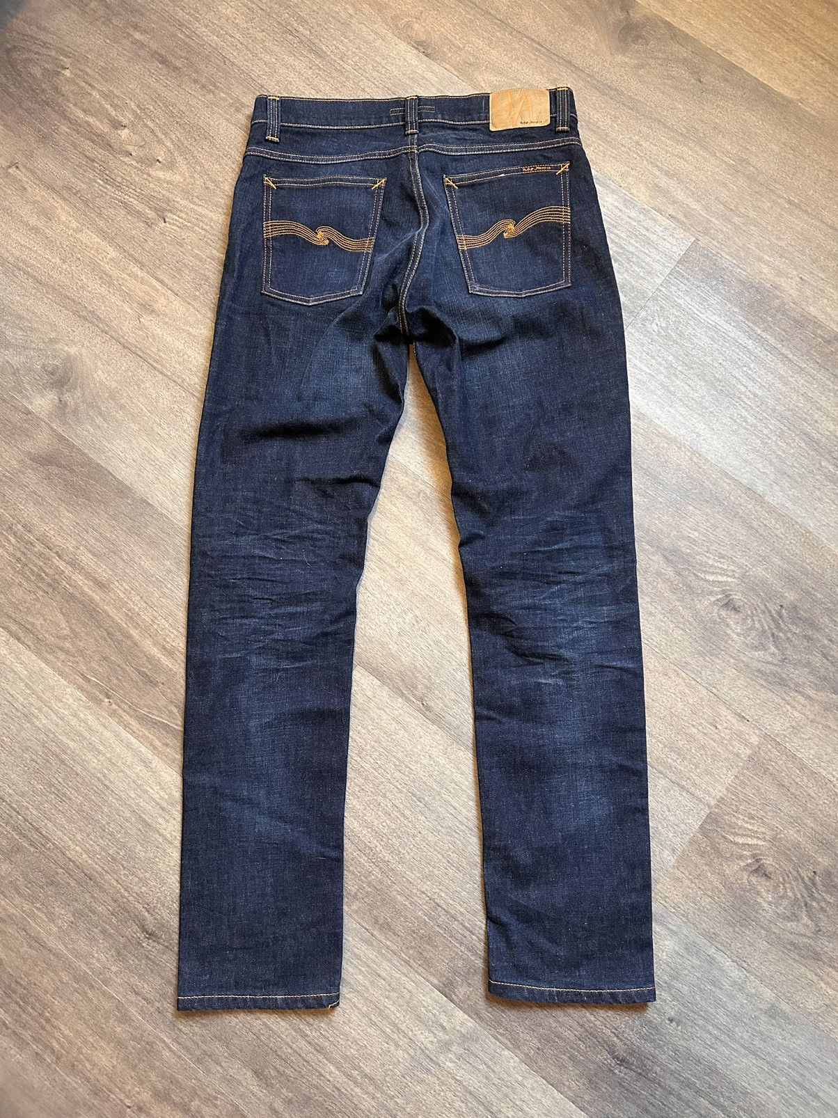 image of Nudie Jeans Co. Button Fly Jeans in Raw Denim, Men's (Size 33)