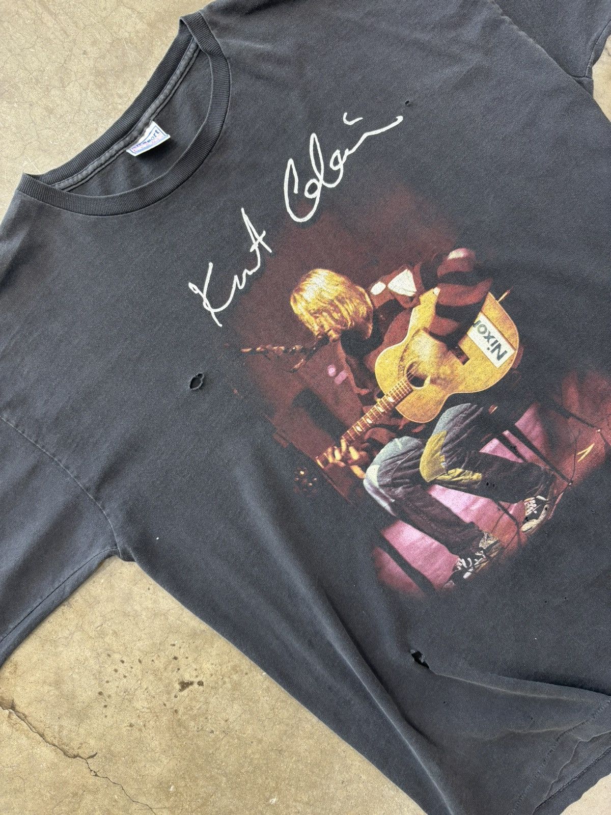 Band Tees × Vintage Vintage Kurt Cobain Nirvana Aragon Ballroom 