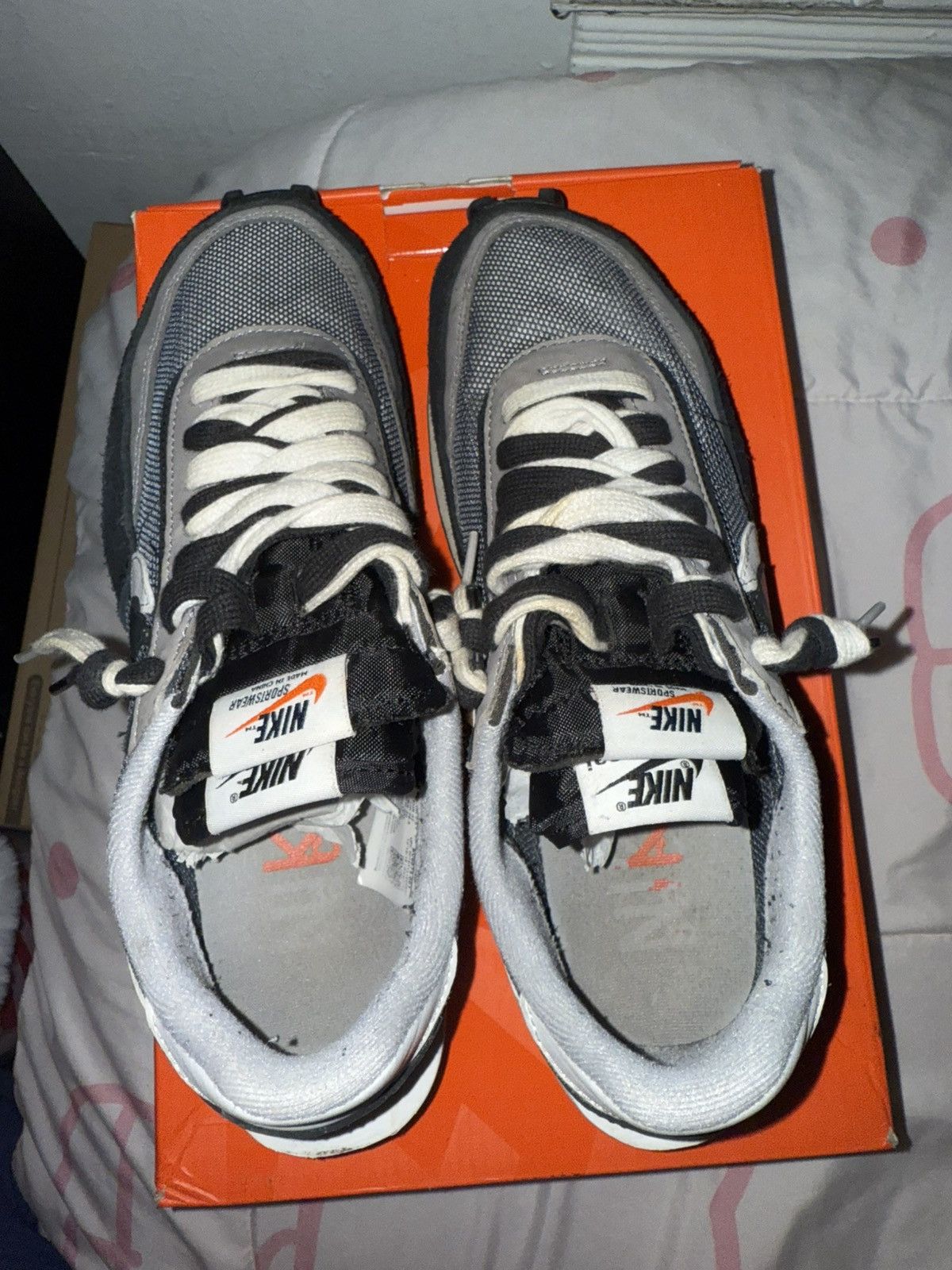 Nike × Sacai Nike LD Waffle Sacai Black Size US 8.5 / EU 41-42 - 5 Thumbnail