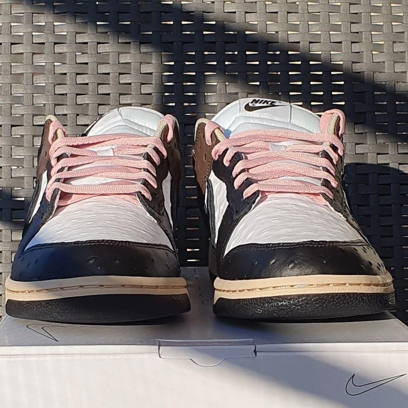 Nike Size 11.5 - Nike Dunk Low Unlocked - Premium 'Travis mocha' Size US 11.5 / EU 44-45 - 3 Thumbnail