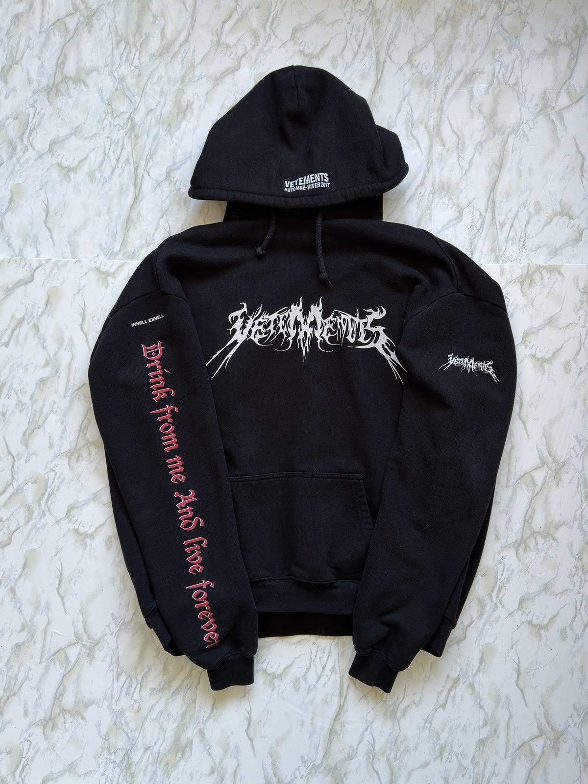 Vetements Vetements 'Total Fucking Darkness' Hoodie | Grailed