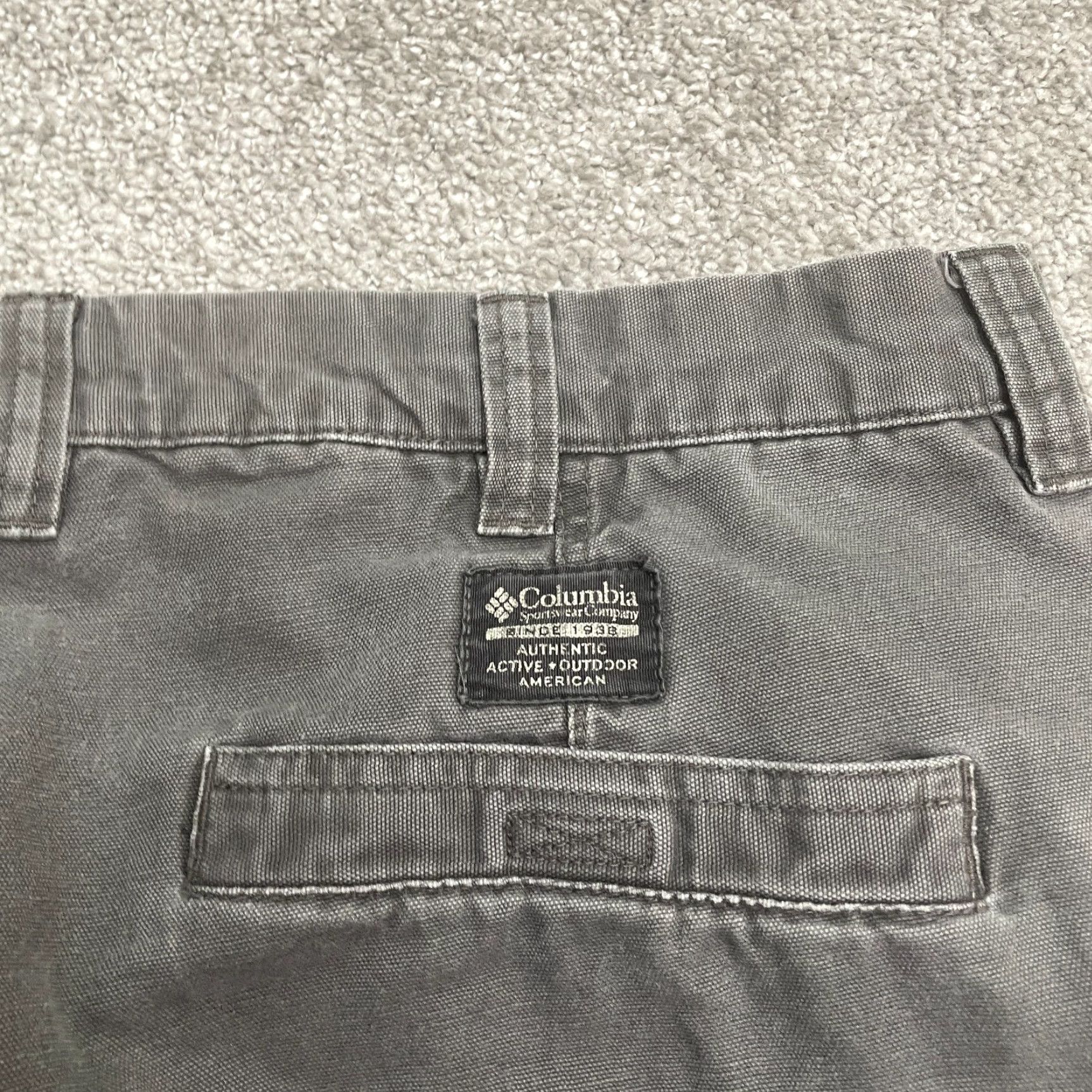 Vintage Columbia Pants Mens 40 Gray Carpenter Straight Leg Cotton Workwear Outdoor Hiking Casual Size US 40 / EU 56 - 5 Thumbnail