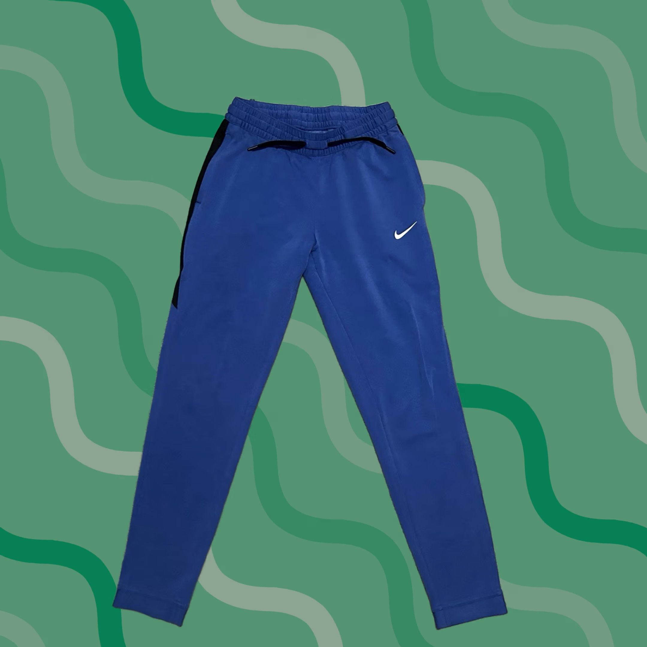 Nike Nike Basketball Pants Womens Medium Showtime Joggers Elastic Waist Blue Size 32" / US 10 / IT 46 - 1 Thumbnail