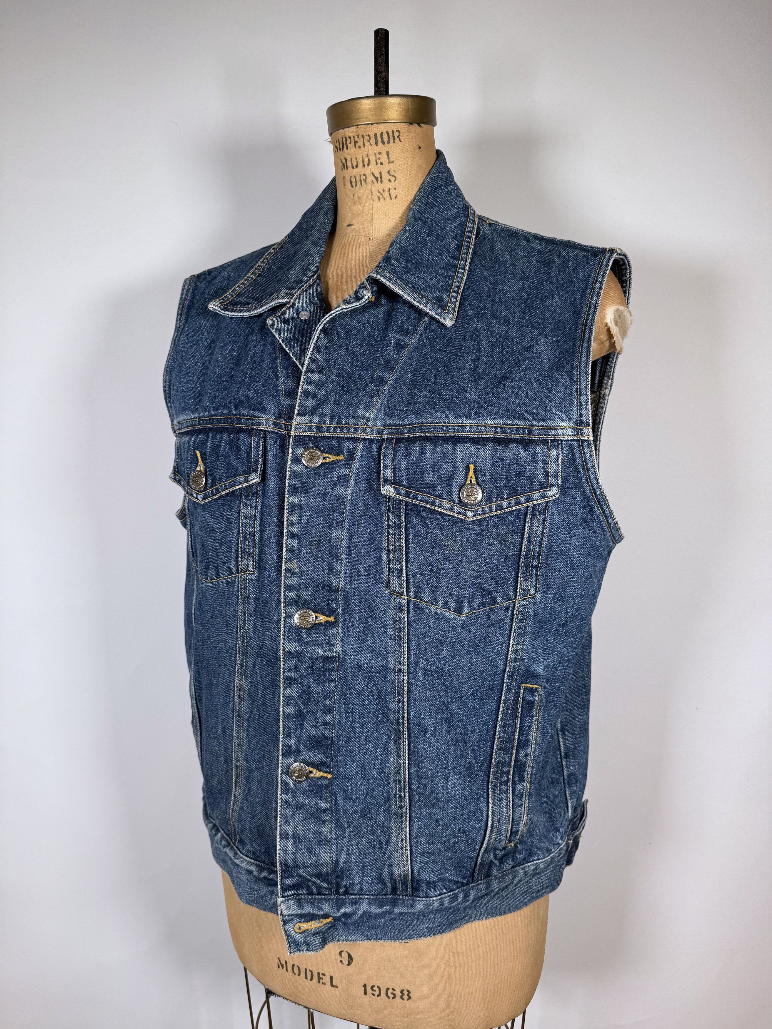 Pendleton Vintage Pendleton Denim Wool Sleeveless Jacket Size US M / EU 48-50 / 2 - 1 Thumbnail
